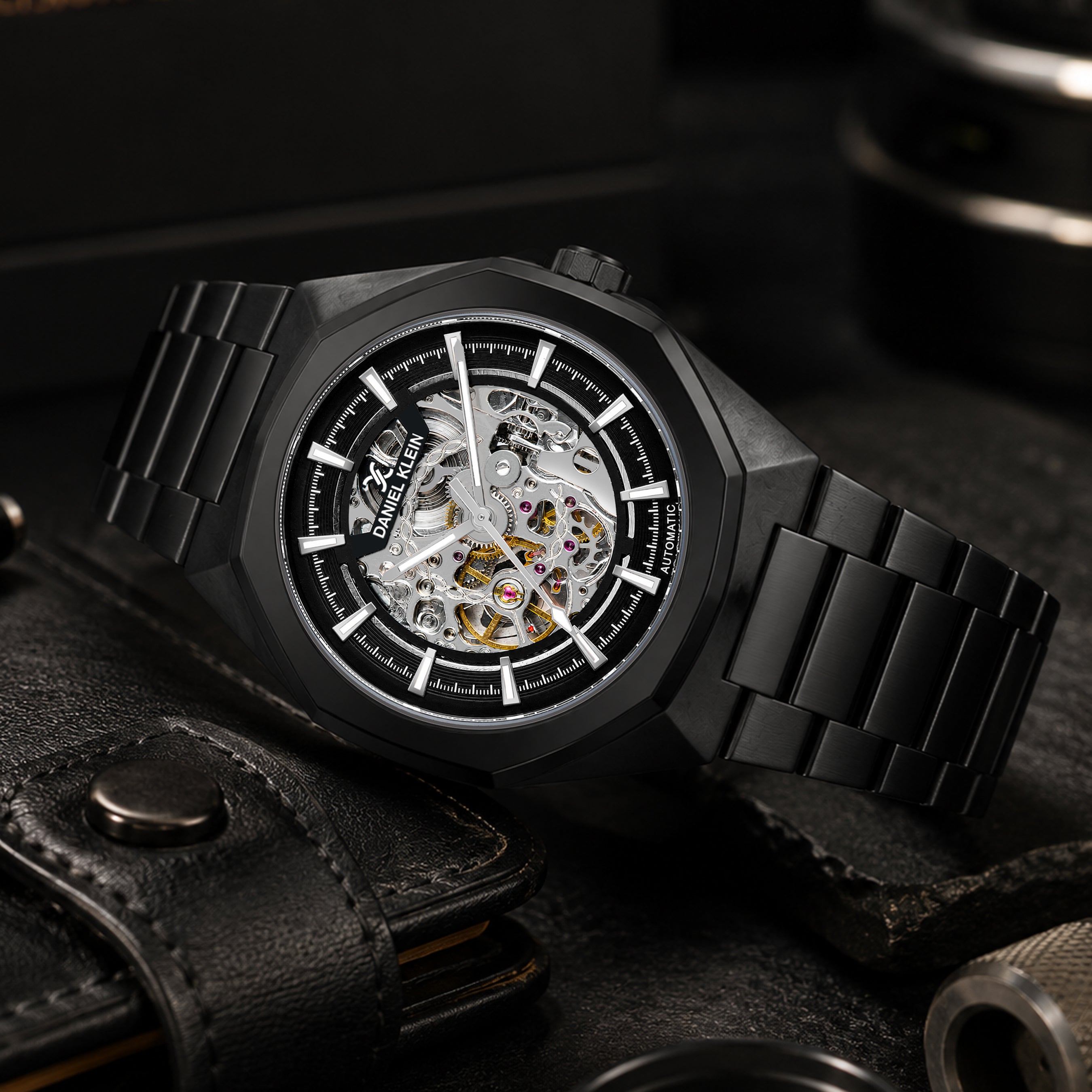 Men’s Luxury Skeleton Dial Automatic Watch | Premium Designer Wrist Watch for Men