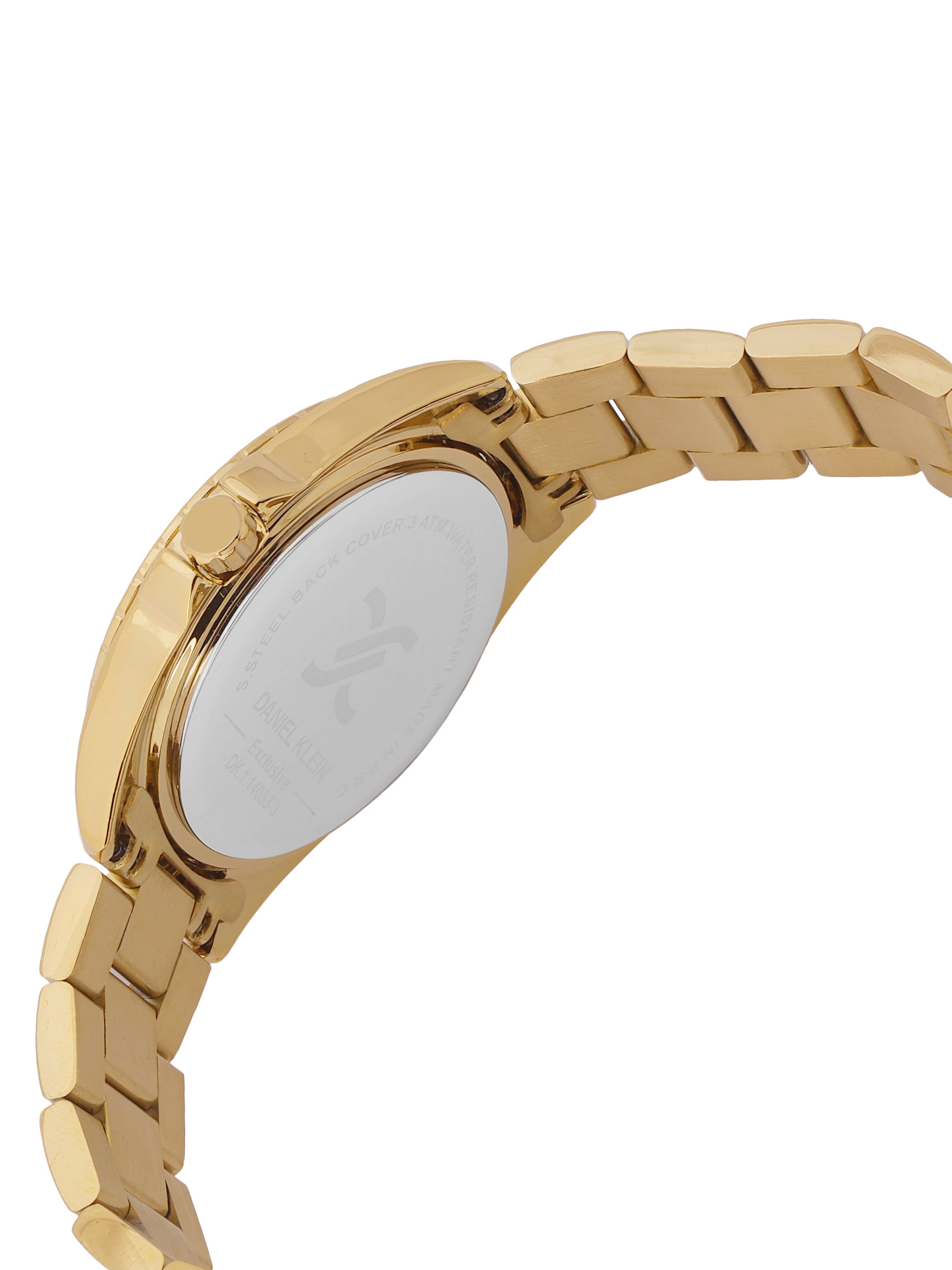 Daniel klein IPG Silver Sunray Dial Watch for Women DK.1.14053-3