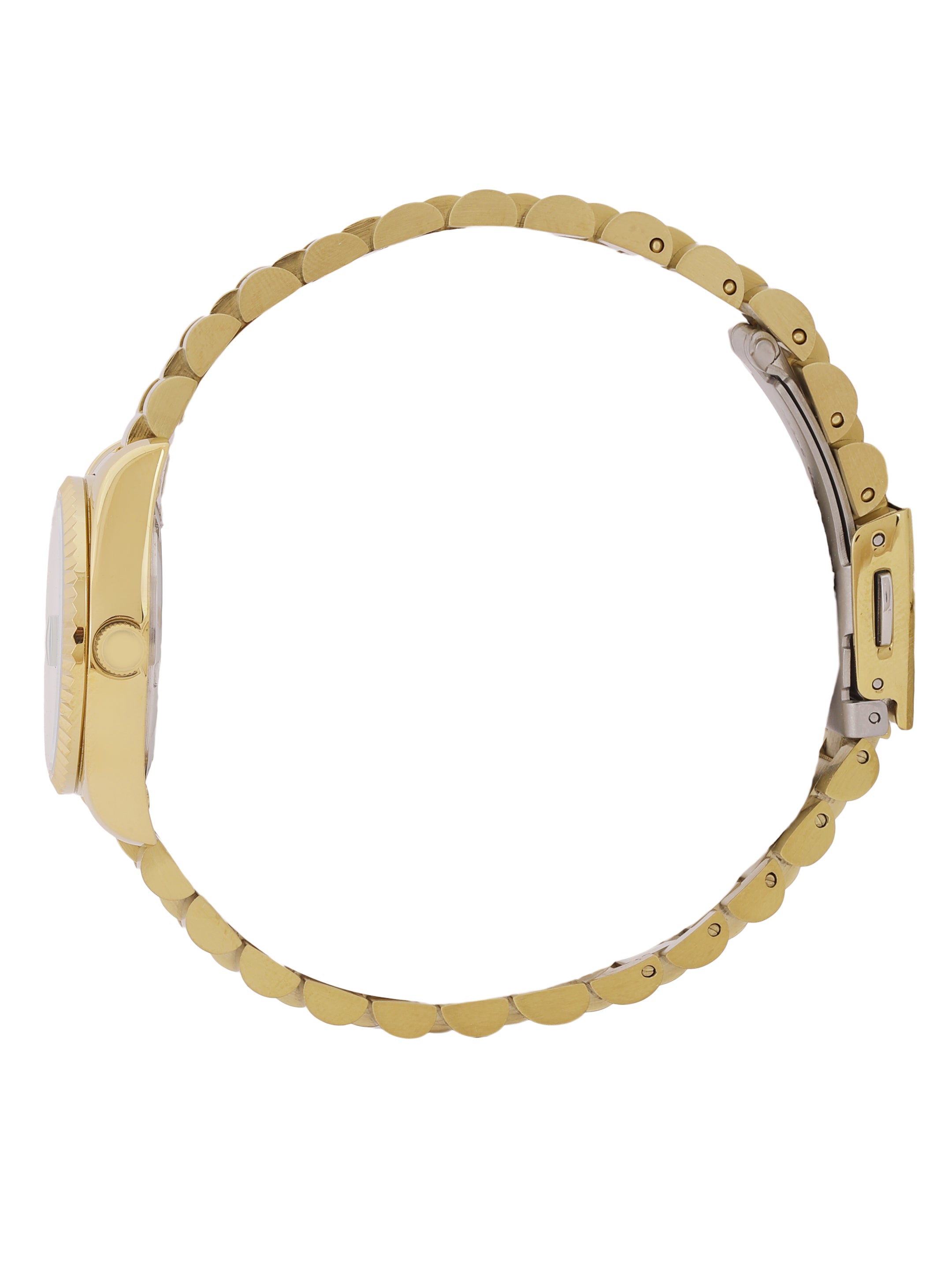 Daniel klein Premium Lady IPG Silver Sunray Dial Stone Stainless Steel Watch DK.1.13924-3