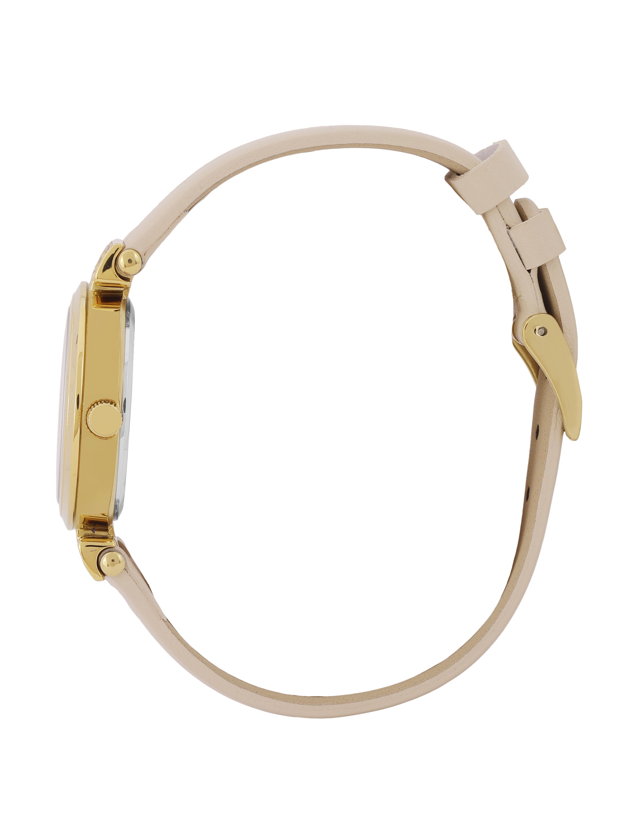 Daniel klein Premium Lady Grey Emboss Dial Grey Leather Watch DK.1.13967-3