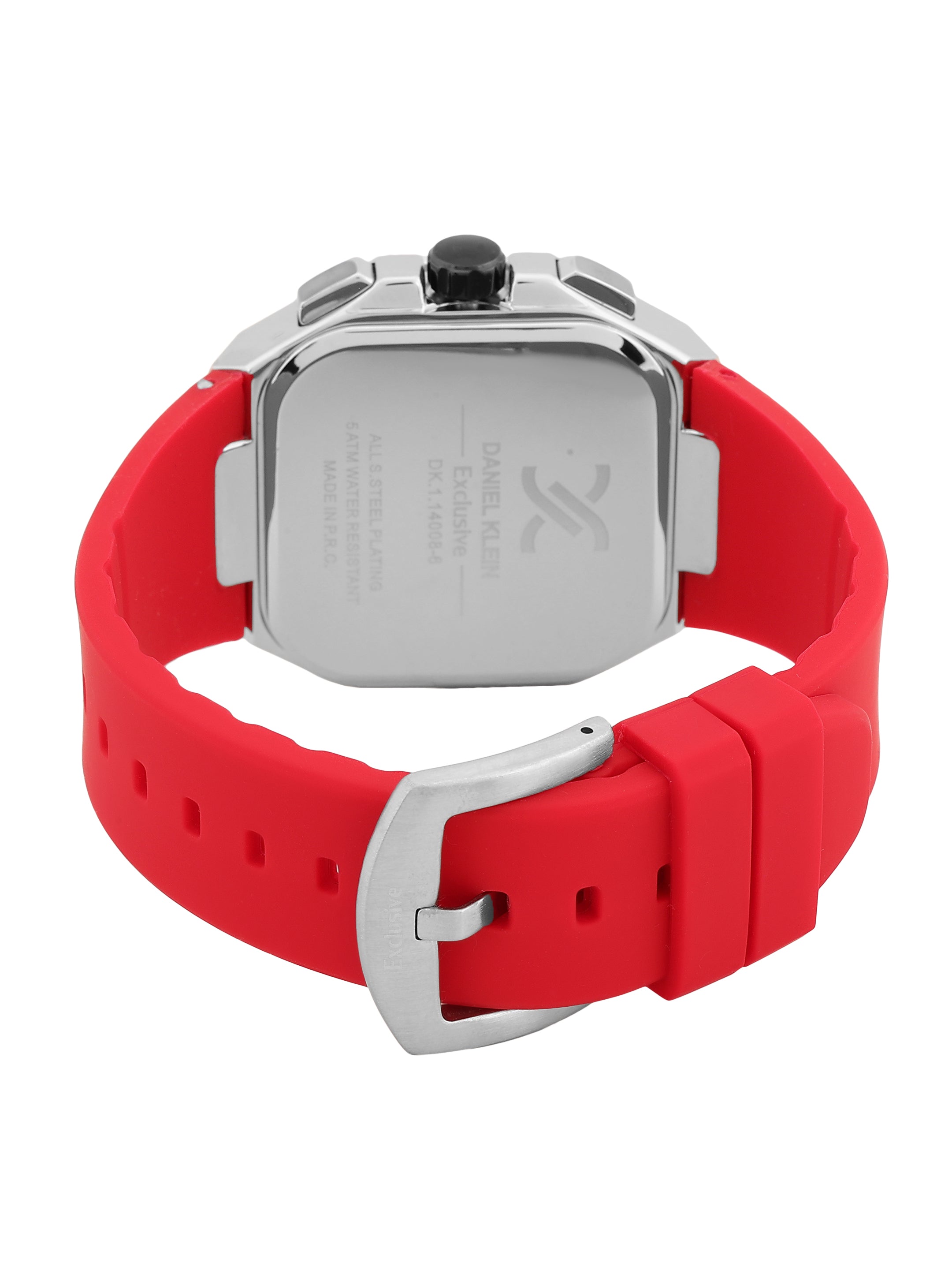 Daniel Klein Exclusive Unisex Dial & Textured Straps Analogue Watch DK.1.14008-6