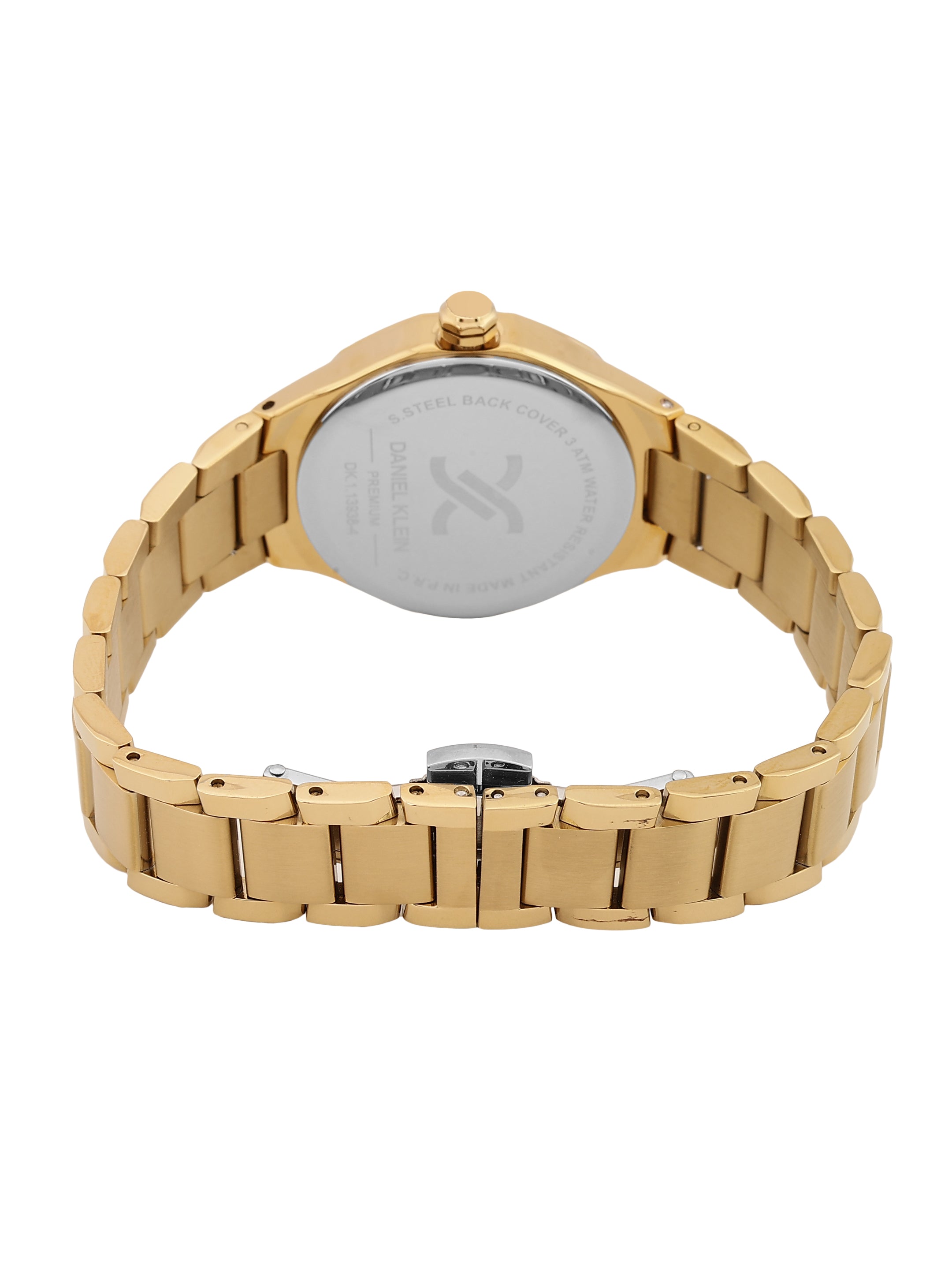 Daniel Klein Women Dial & Stainless Steel Bracelet Style Straps Watch DK.1.13938-4