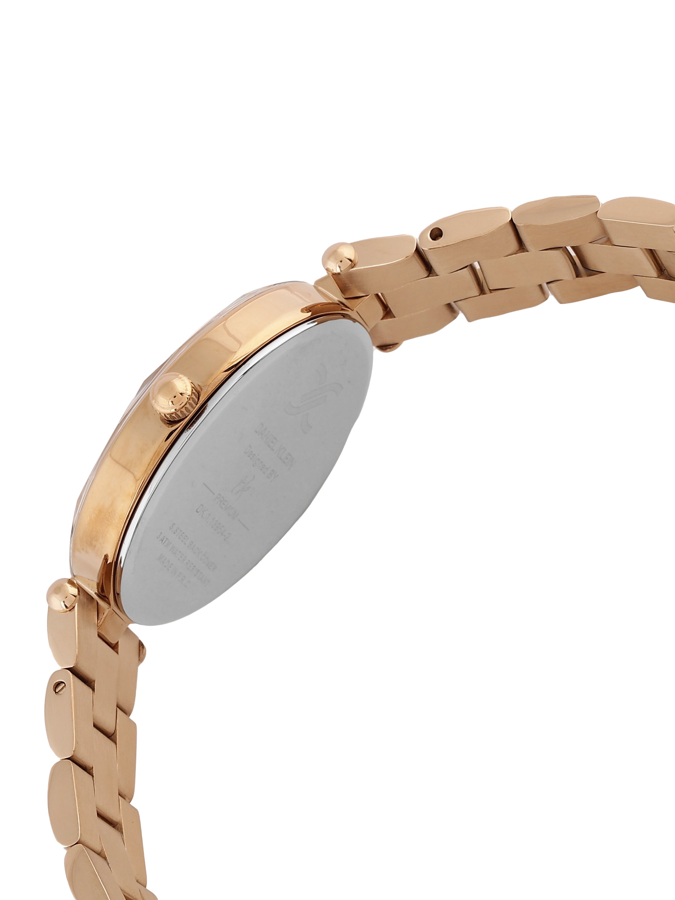 Daniel Klein Women Embellished Bracelet Style Straps Analogue Watch DK.1.13954-5