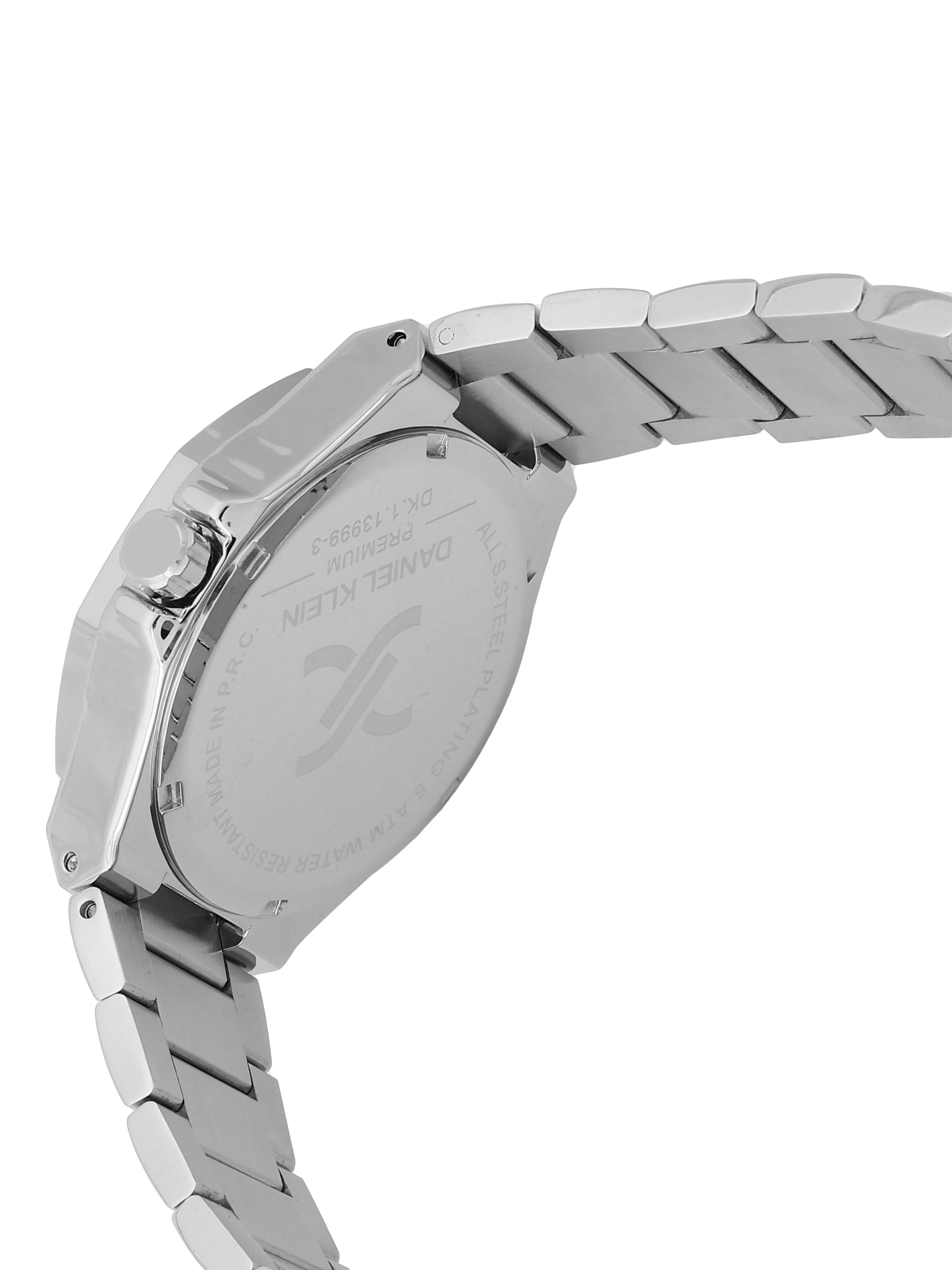 Daniel Klein Men Embellished Dial & Stainless Steel Analogue Watch DK.1.13999-1