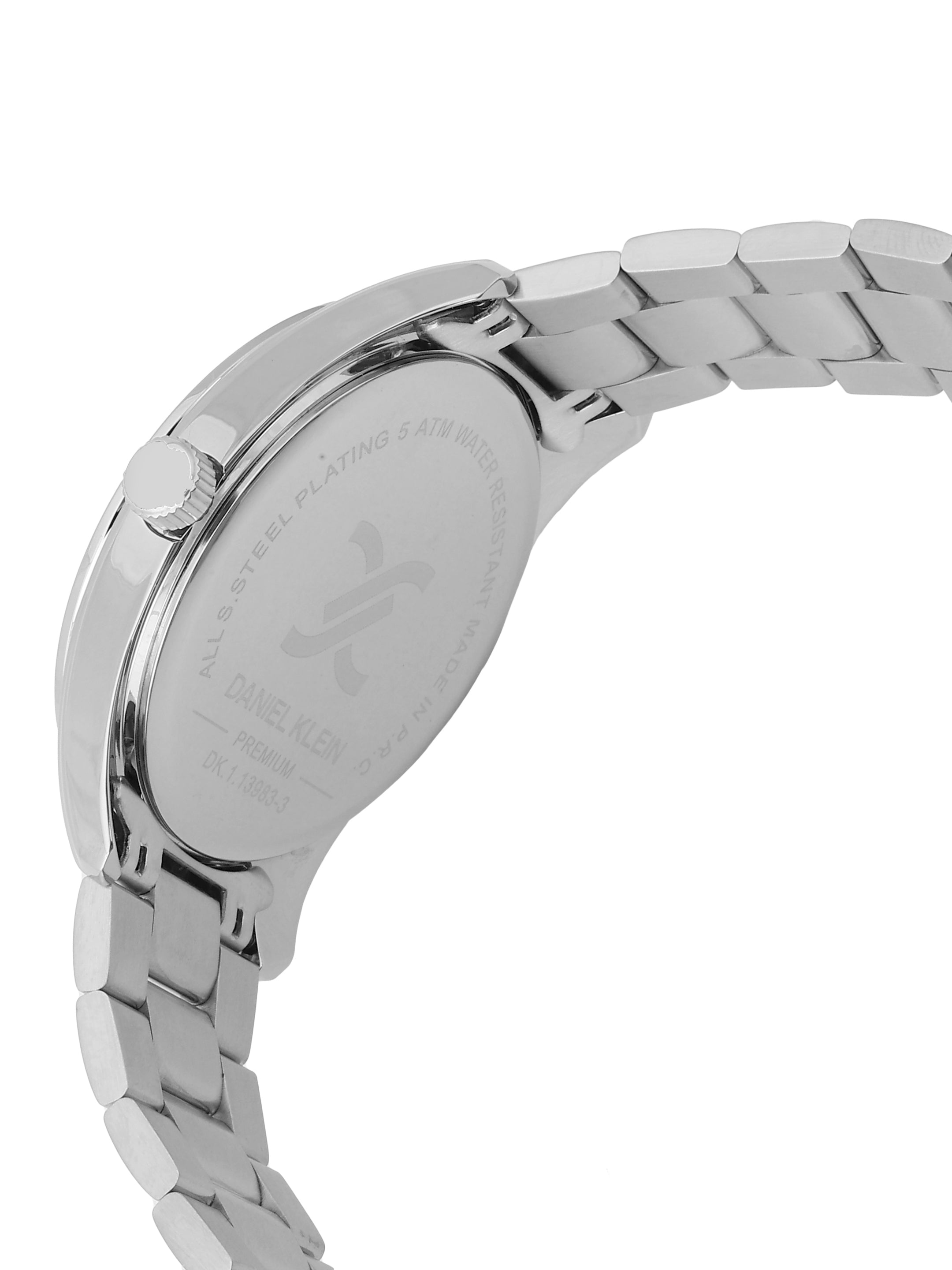 Daniel Klein Men Dial & Stainless Steel Bracelet Style Straps Analogue Watch DK.1.13983-5