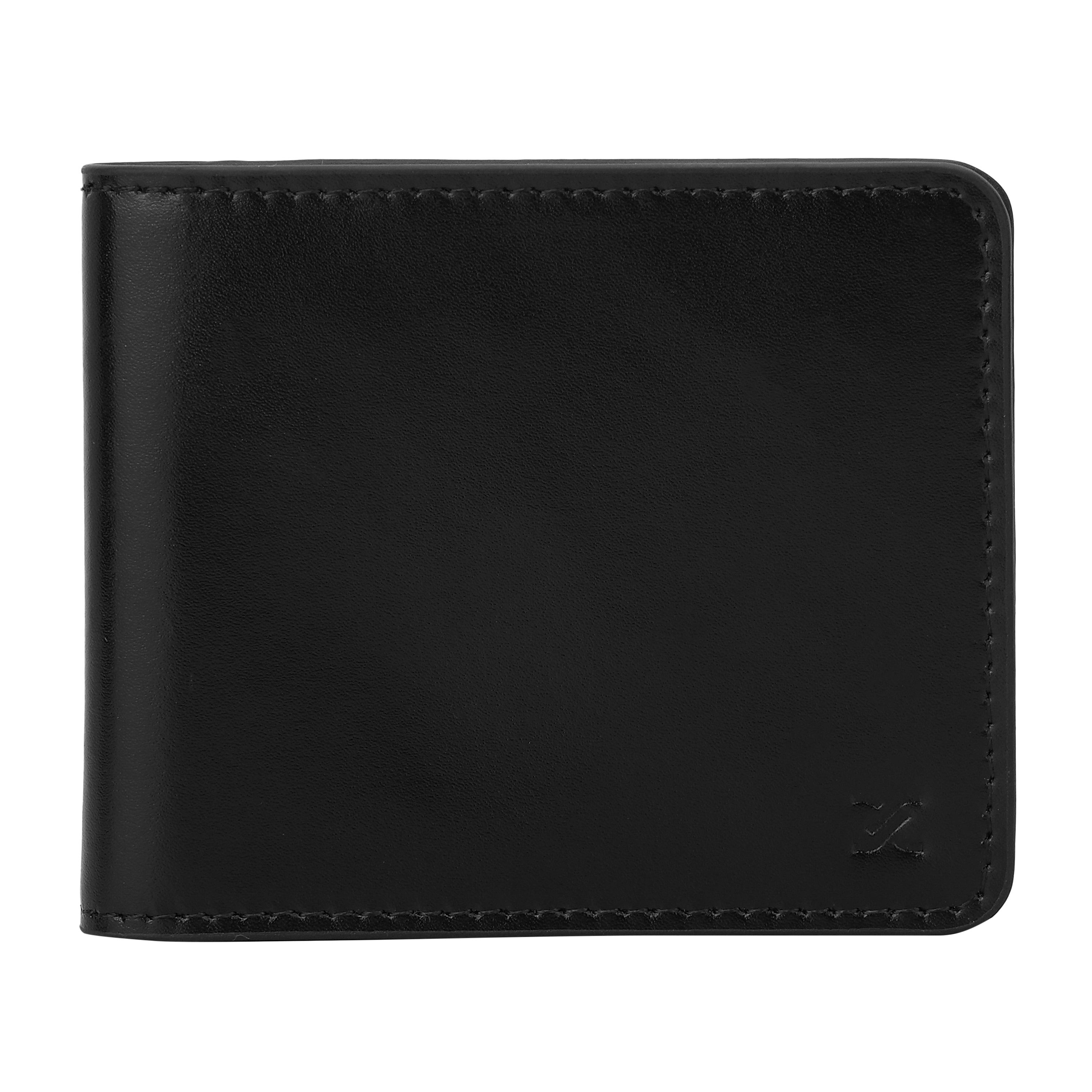 Daniel Klein Men’s Premium Genuine Leather Wallet – Smooth Classic Black Edition