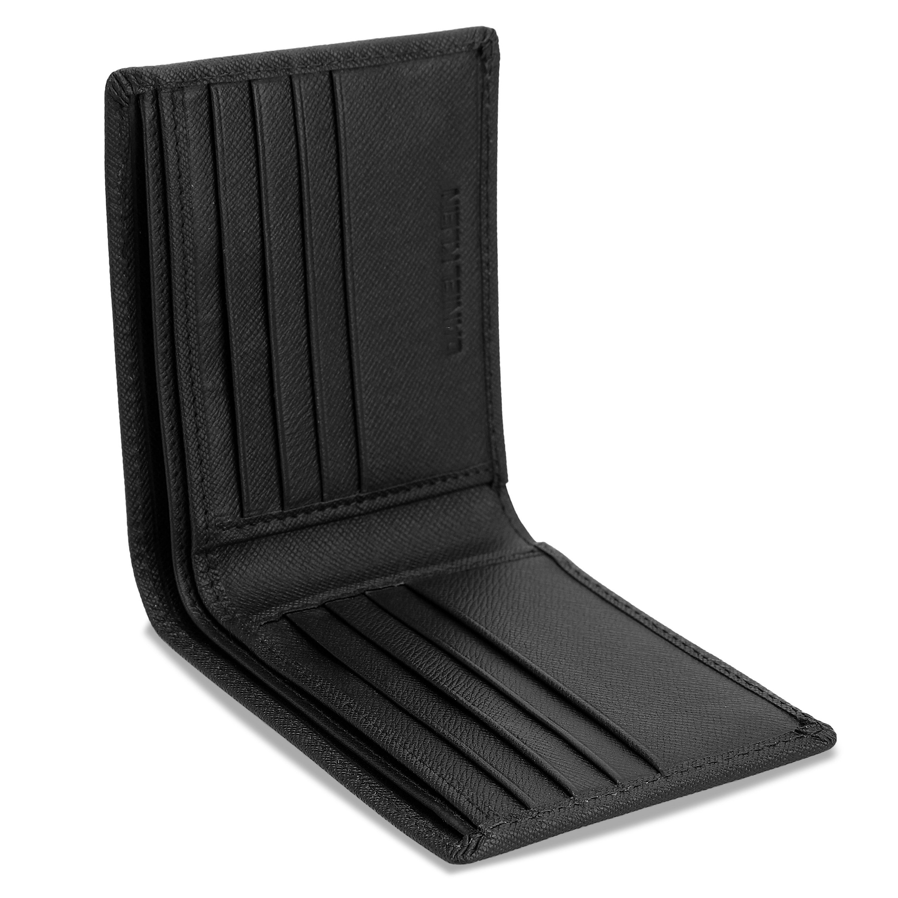 Daniel Klein Men’s Genuine Leather Wallet with Classic Black Edition