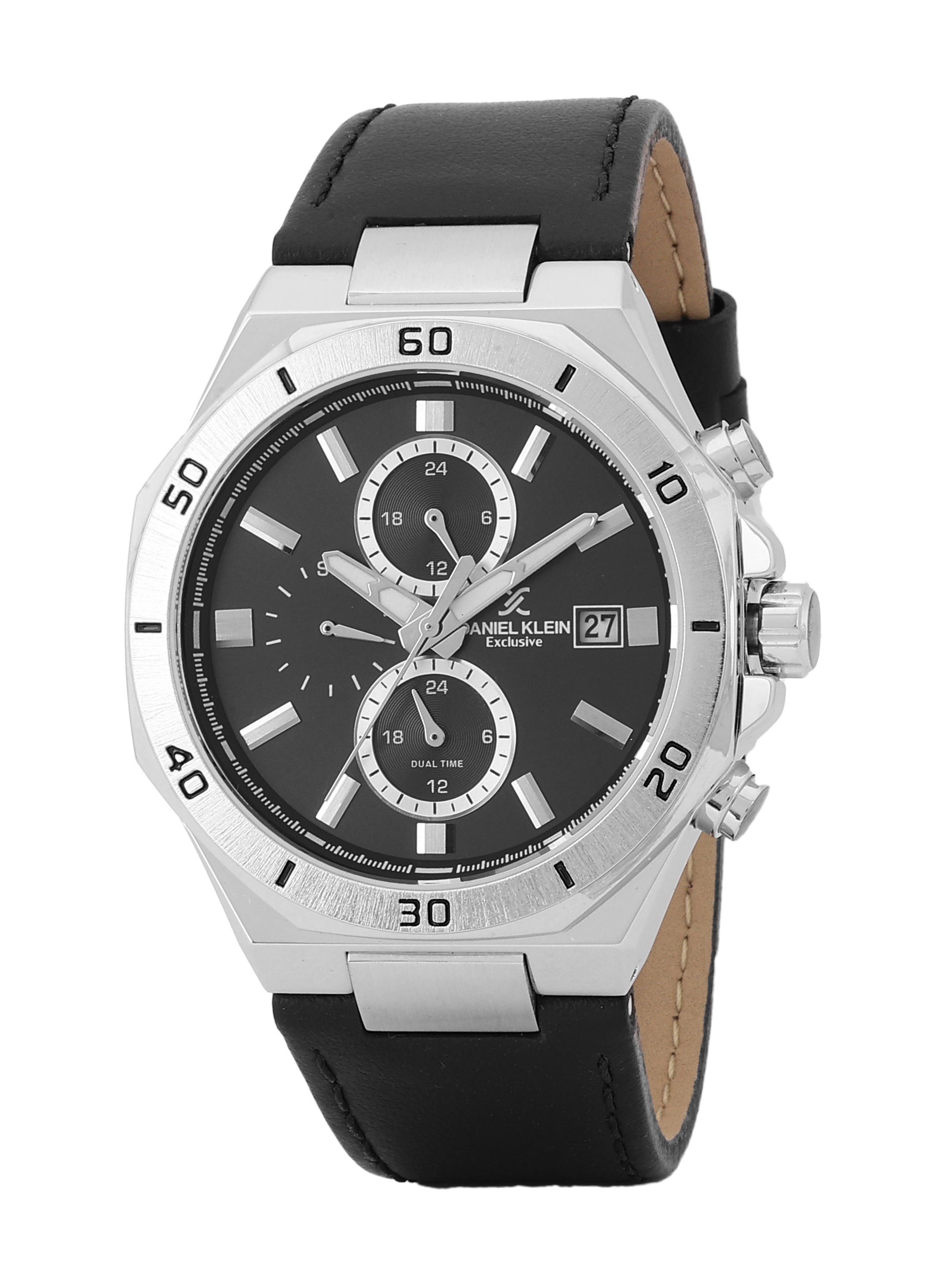 Daniel Klein Exclusive Unisex Dial & Leather Wrap Analogue Watch DK.1.14003-1