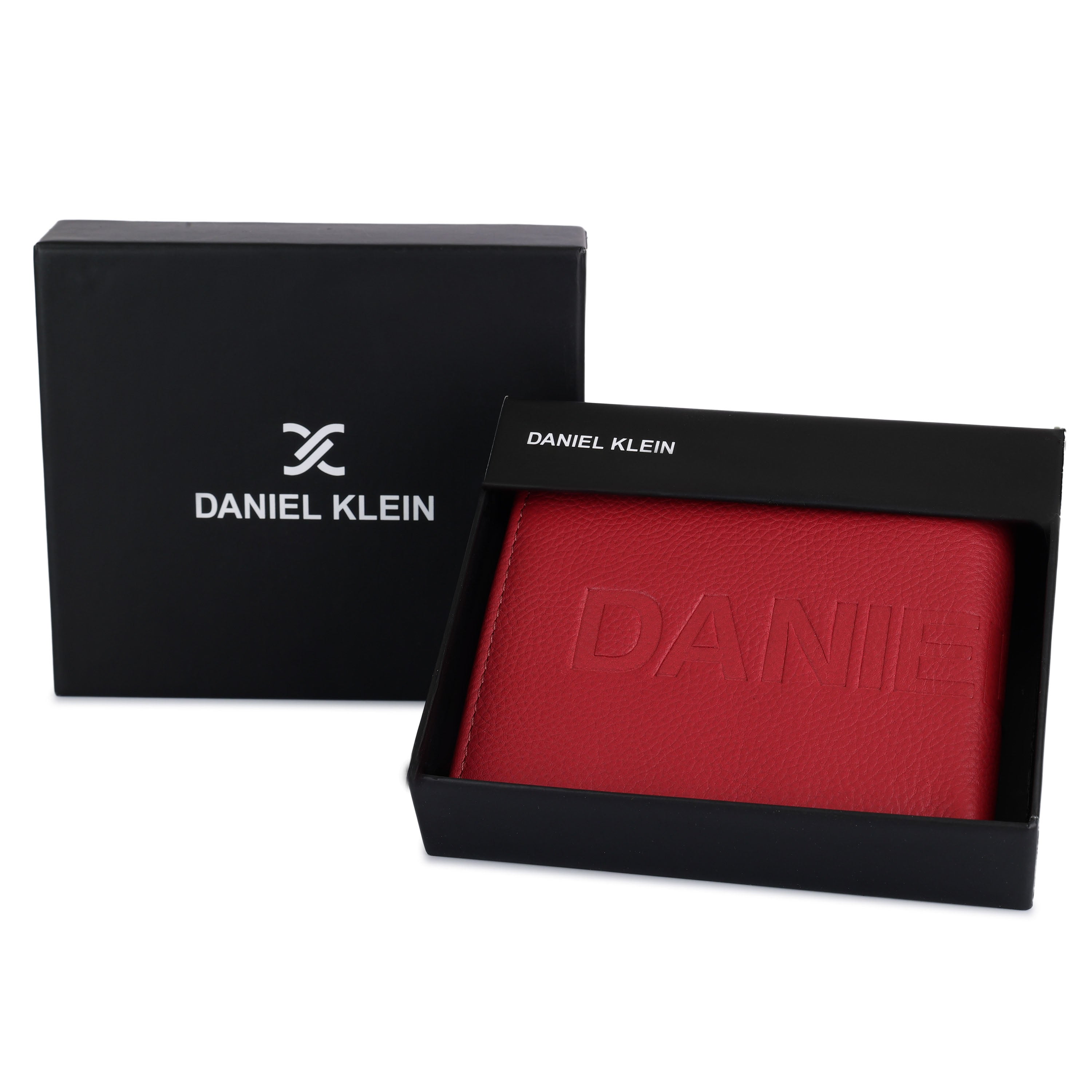 "Daniel Klein Men’s Signature Wallet – Classic Textured Blue Edition "