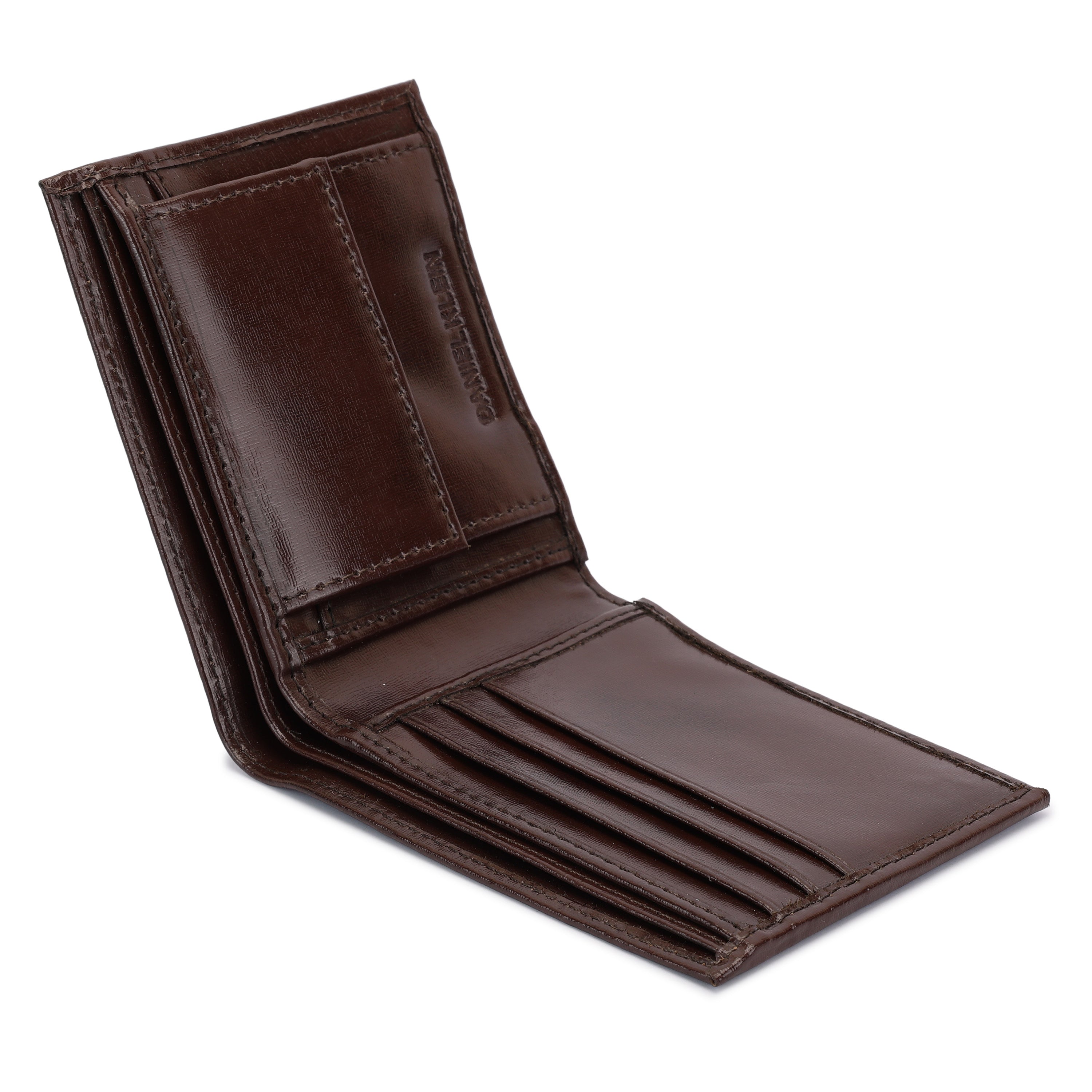 Daniel Klein Men’s Premium Genuine Leather Wallet – Smooth Classic Brown Edition