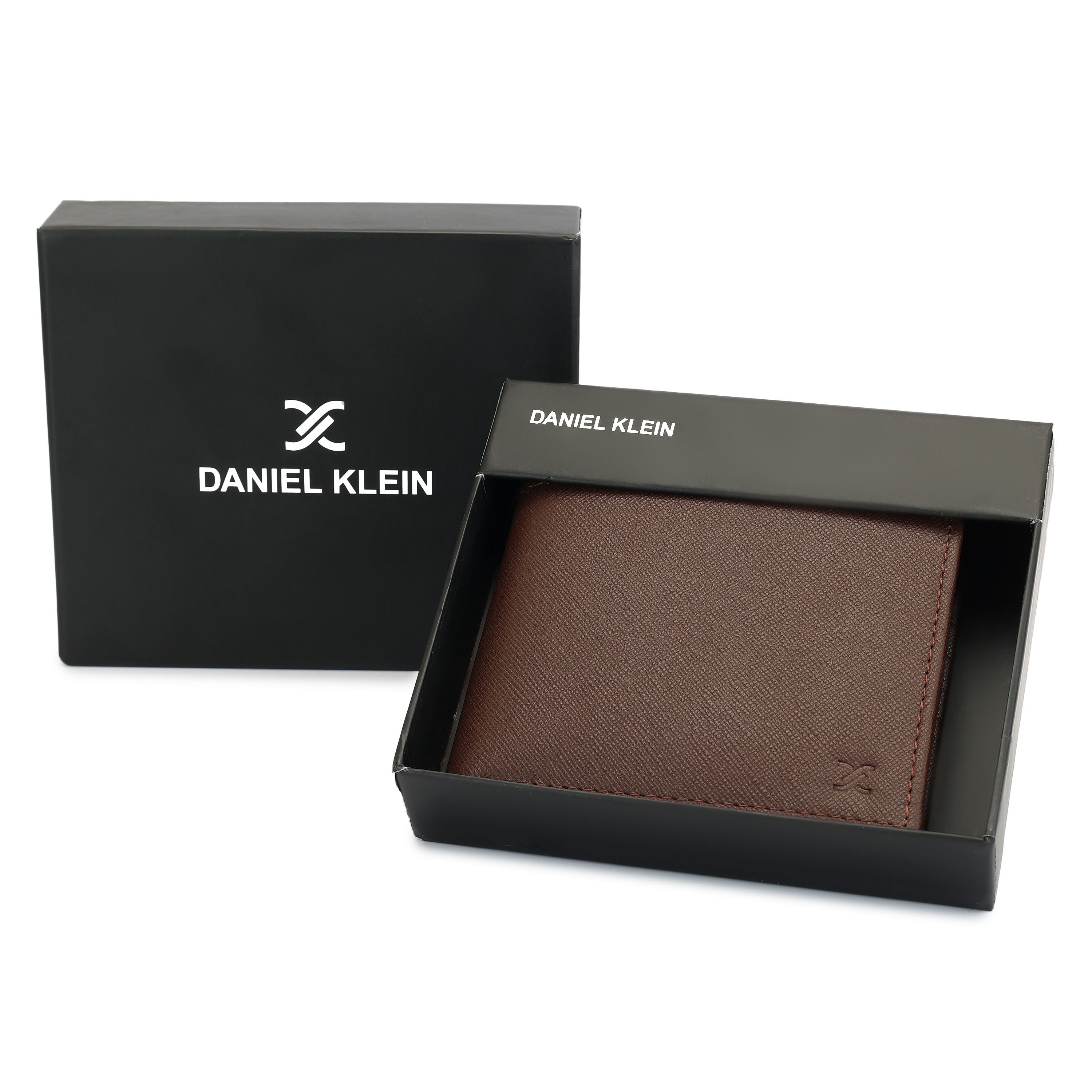 Daniel Klein Men’s Genuine Leather Wallet with Classic Brown Edition