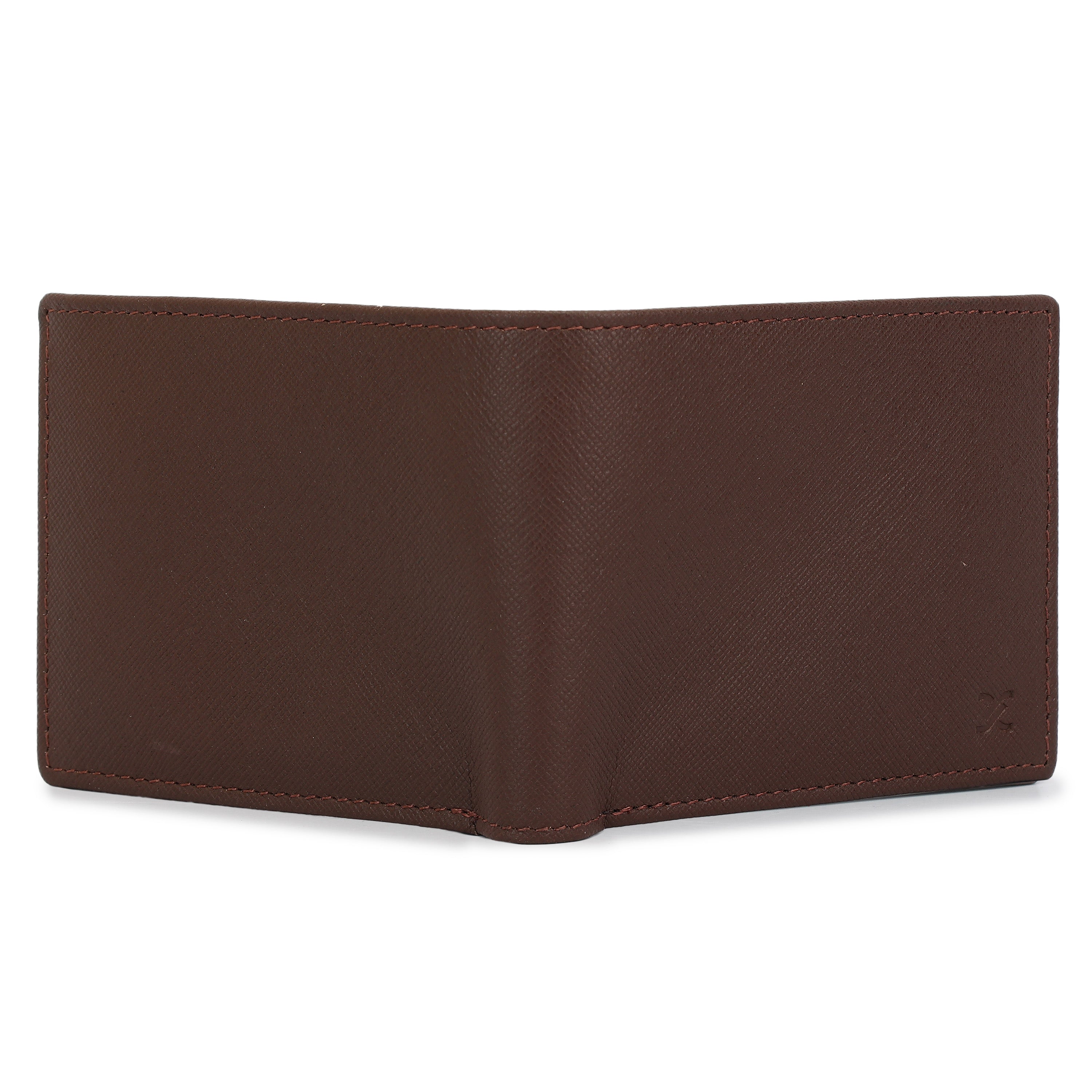 Daniel Klein Men’s Genuine Leather Wallet with Classic Brown Edition