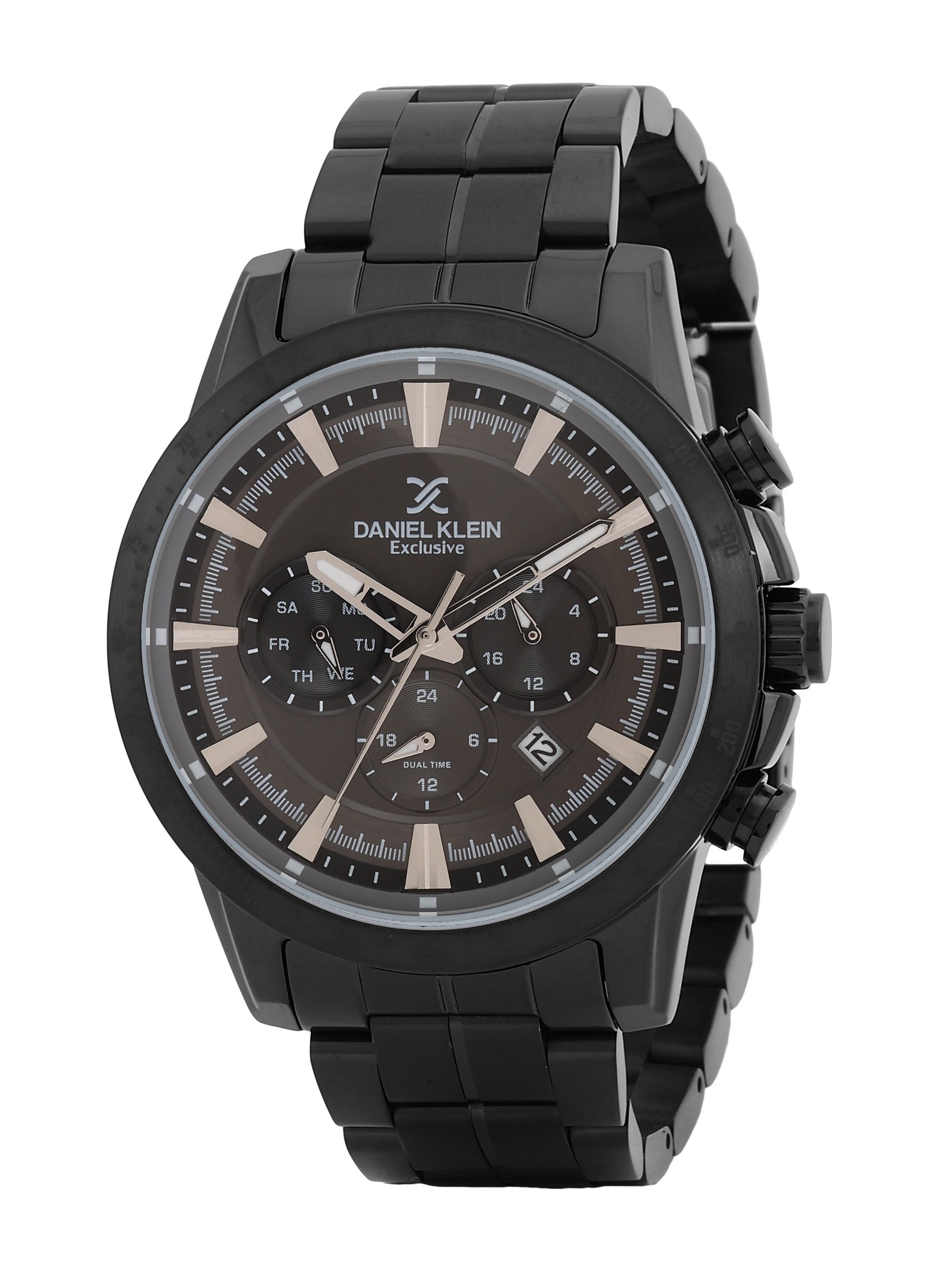 Daniel Klein Exclusive Unisex Dial & Stainless Steel Straps Analogue Watch DK.1.14005-1