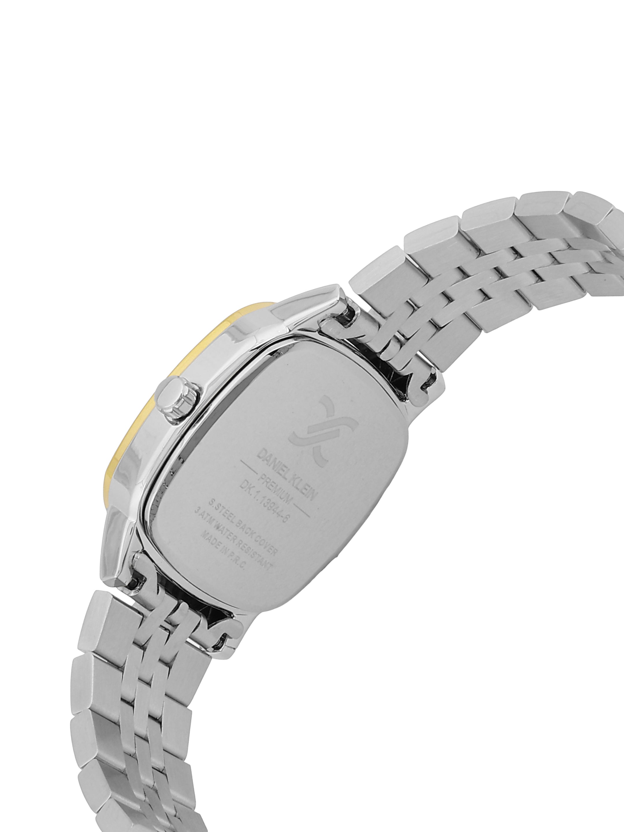 Daniel Klein Women Embellished Dial & Stainless Steel Straps Watch DK.1.13944-4