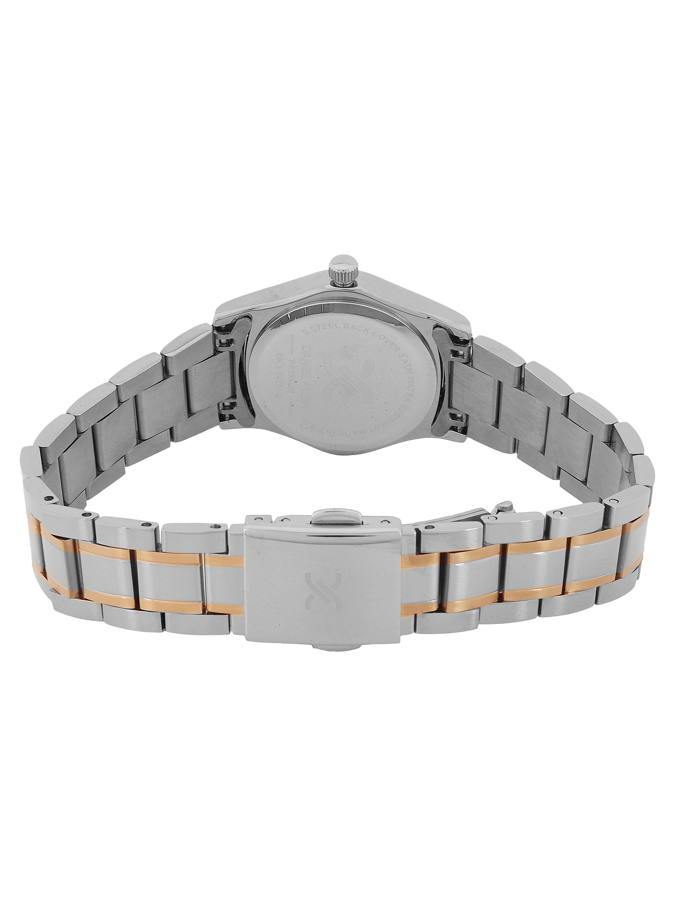 Daniel Klein Blue Dial Two-Tone Women’s Analog Watch DK.1.14271-6