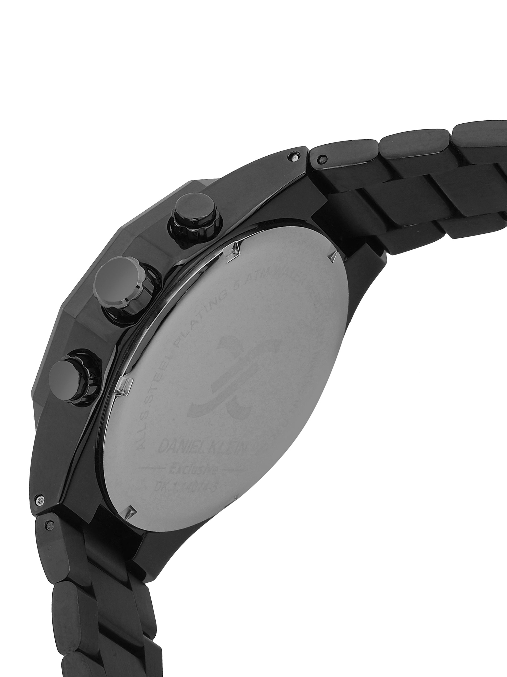 Daniel Klein Men’s Gun Dial Stainless Steel Watch DK.1.14074-5