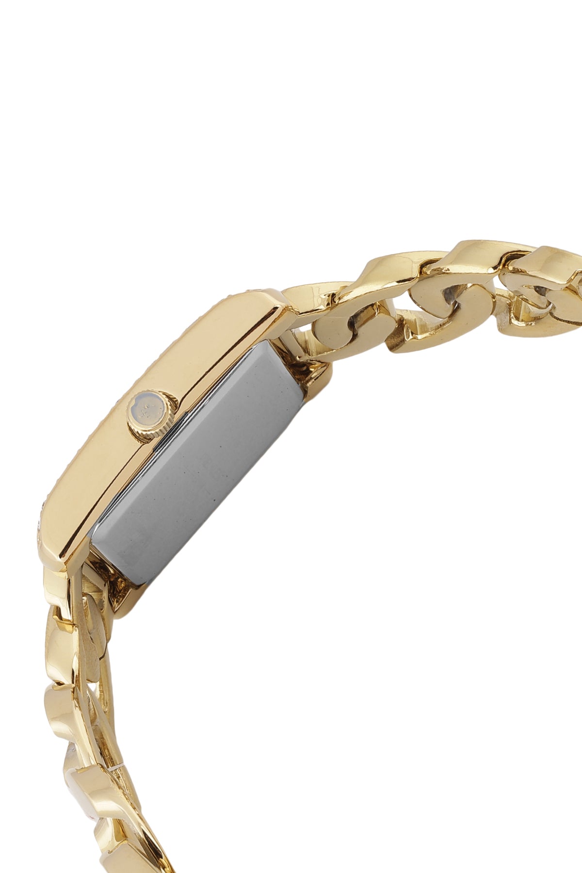 Square Silver Dial Analog women&
