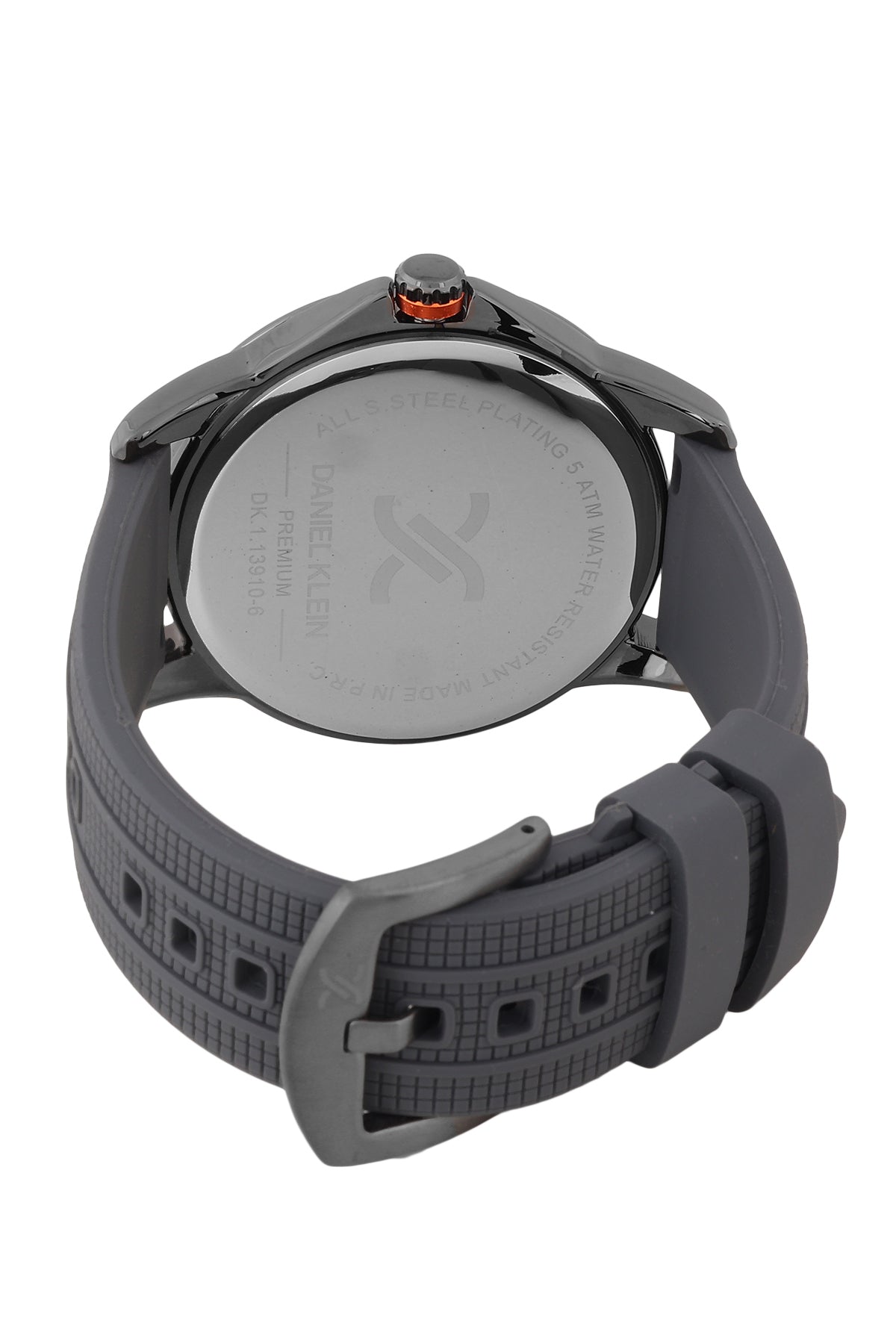 Analog Blue Dial with Black Silicon Strap Men&