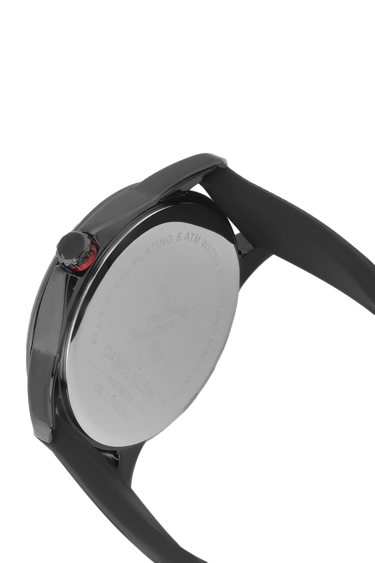 Classic Analog Black Dial with Black Silicon Strap Men&