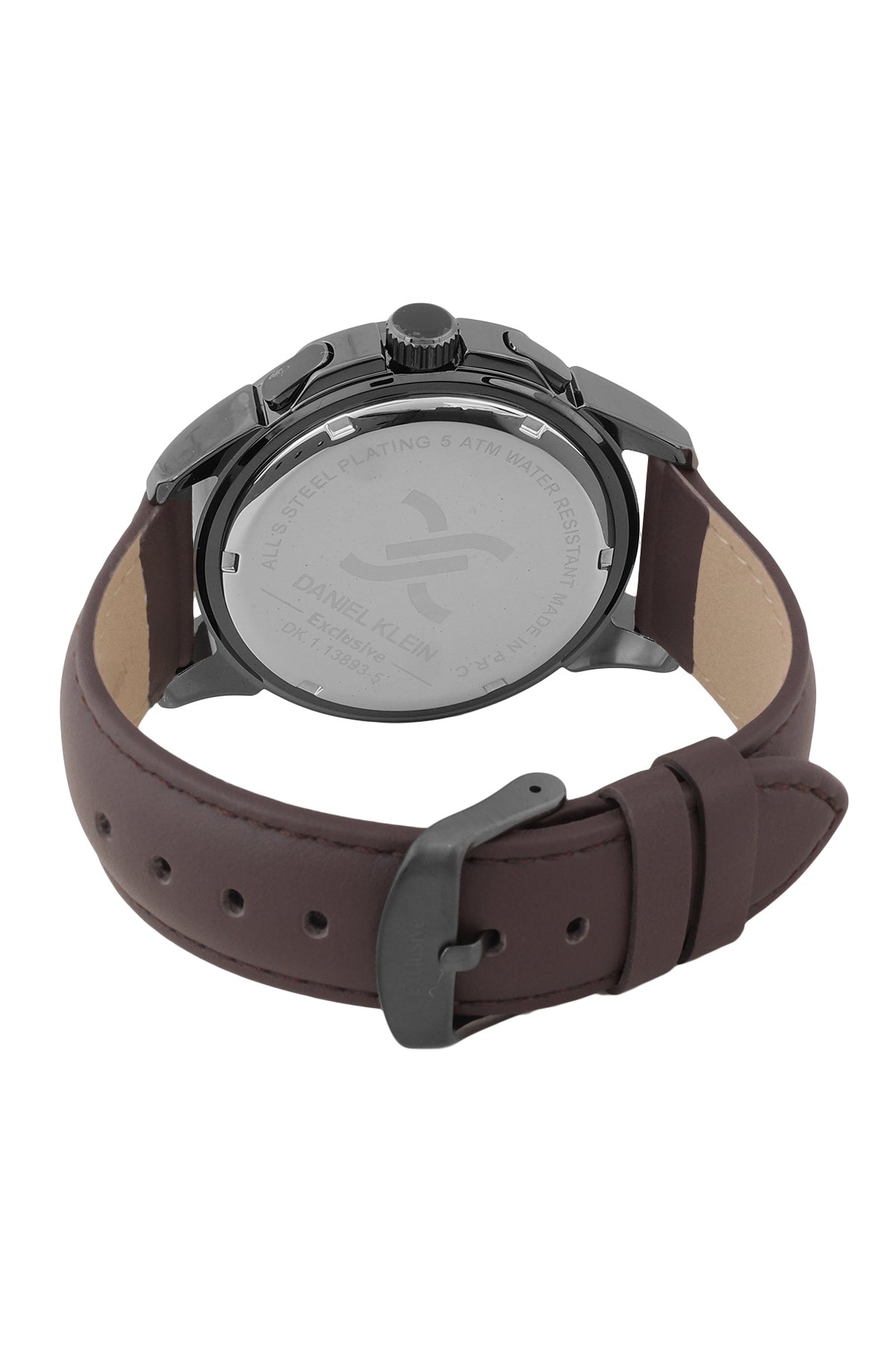 Fashionable Blue Dial Analog Watches with Leather Strap
