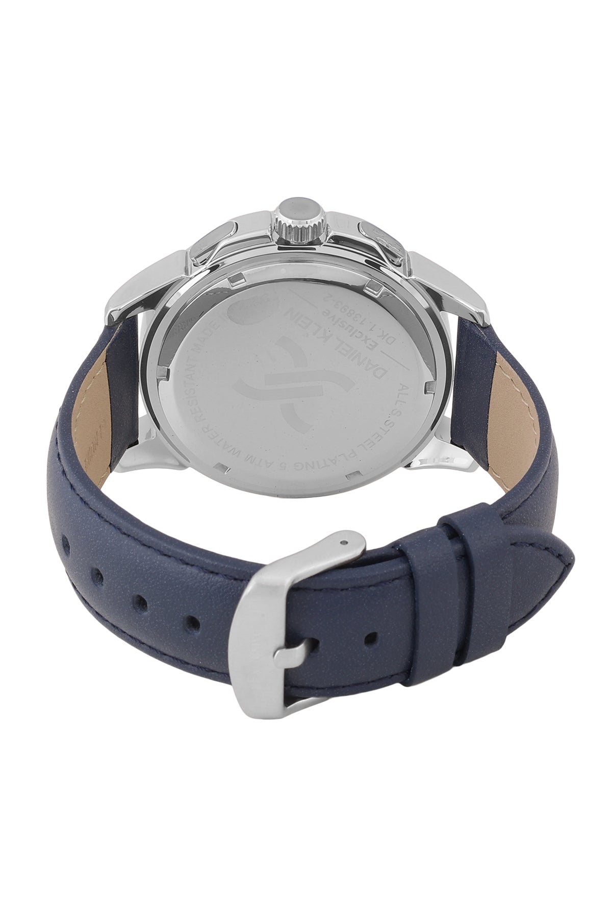 Designer Blue Dial Analog Watches with Leather Strap
