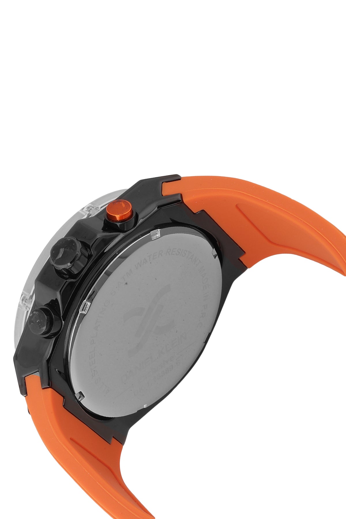 Black Dial Analog Watches with Red silicon Band