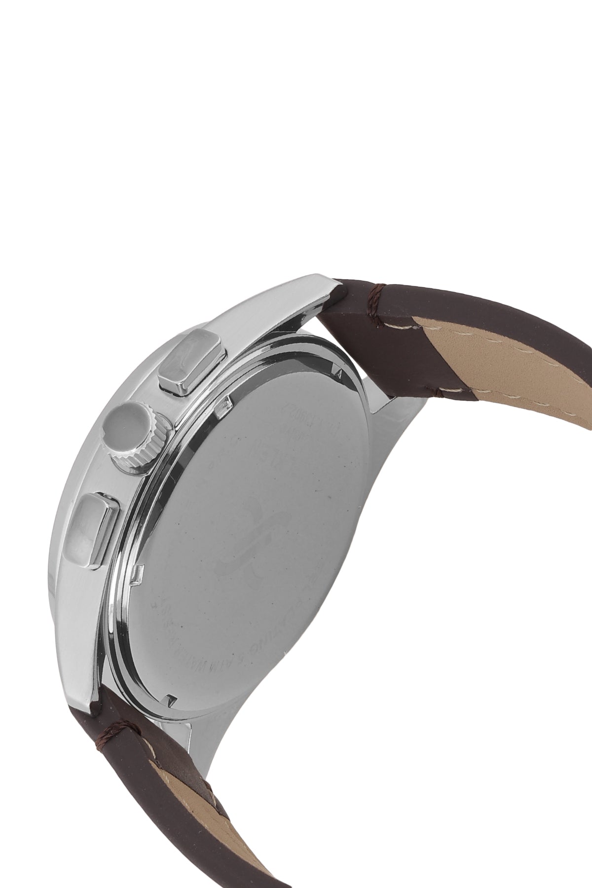 Fashionista Grey Dial Analog Watches with Leather Strap
