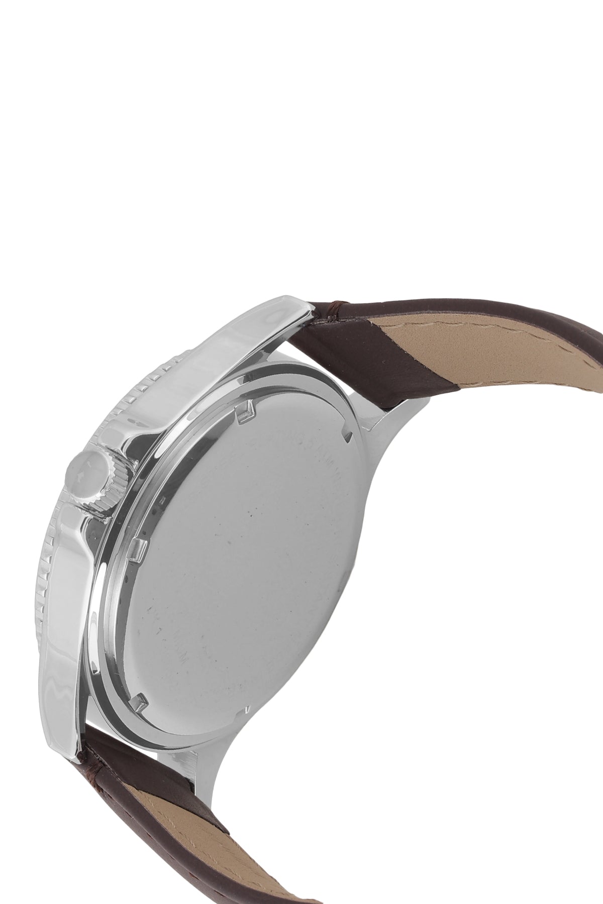 Blue Dial Analog with Black Leather Strap Men&
