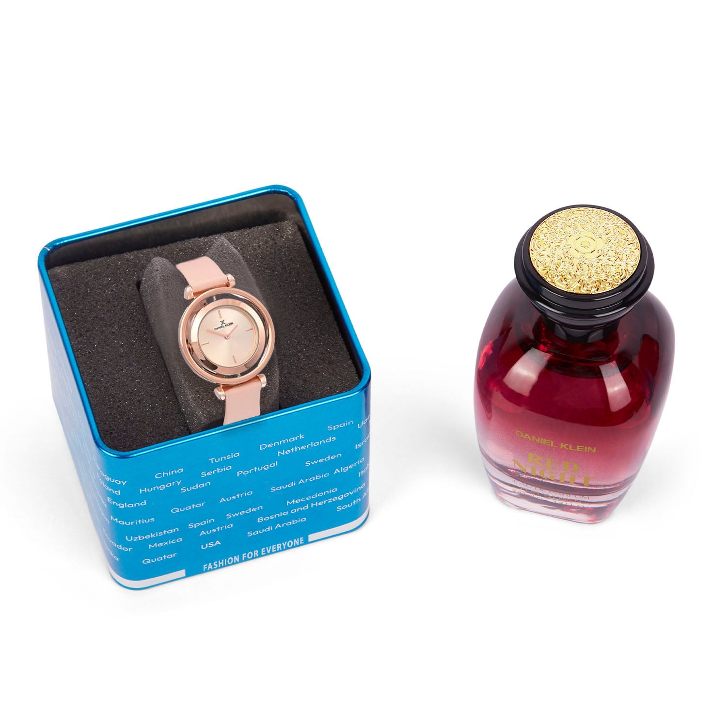 Daniel Klein Watch & Fragrance Feminine Charm Combo - DKC002-2