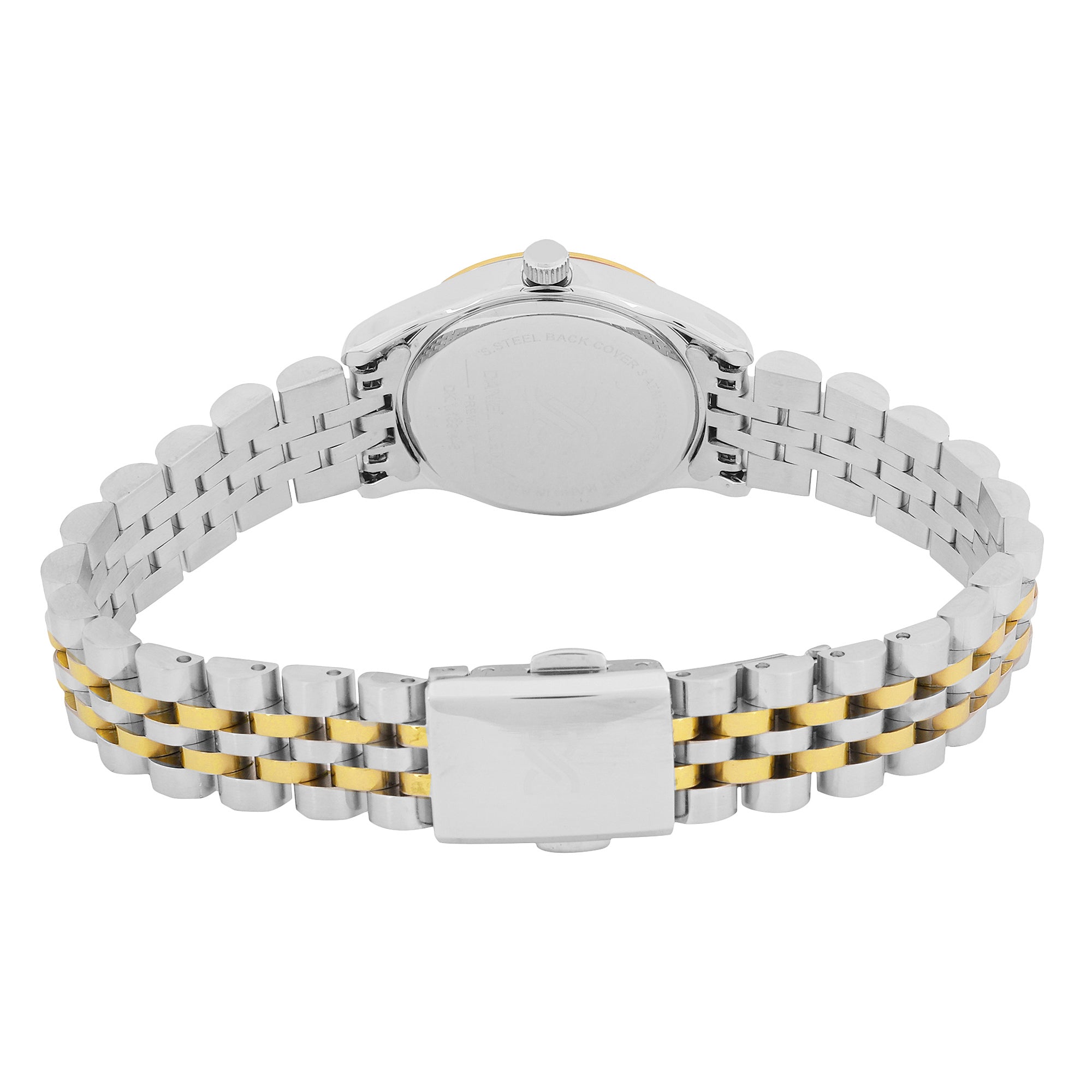 Daniel klein Premium Lady IPS/IPG Dark Green MOP Sunray Dial Stone Stainless Steel Watch DK.1.13914-5