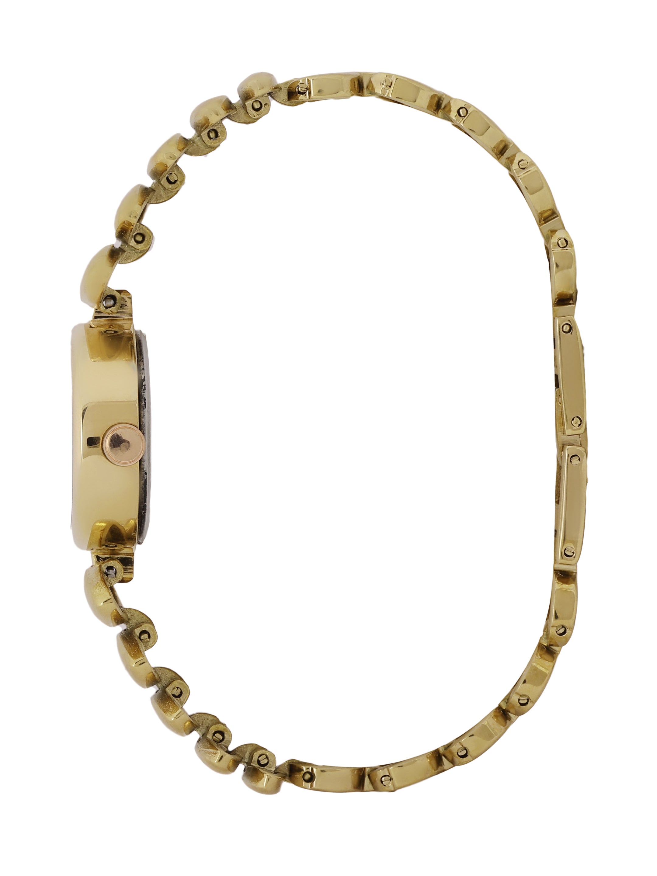 "Daniel Klein Women’s Luxe Oval Gold Bracelet Watch – Elegant White Dial, Premium Design "
