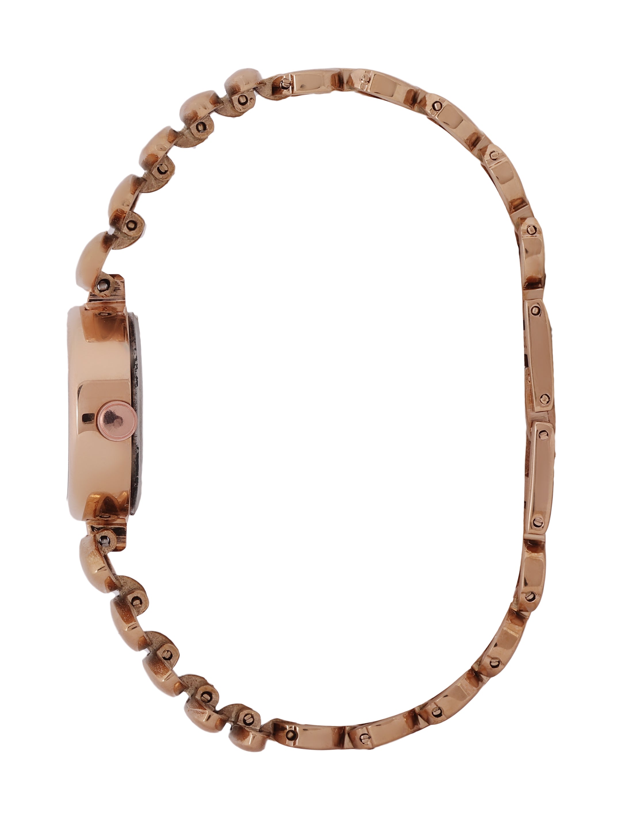"Daniel Klein Women’s Luxe Rose Gold Bracelet Watch – Elegant Oval White Dial, Premium Design "