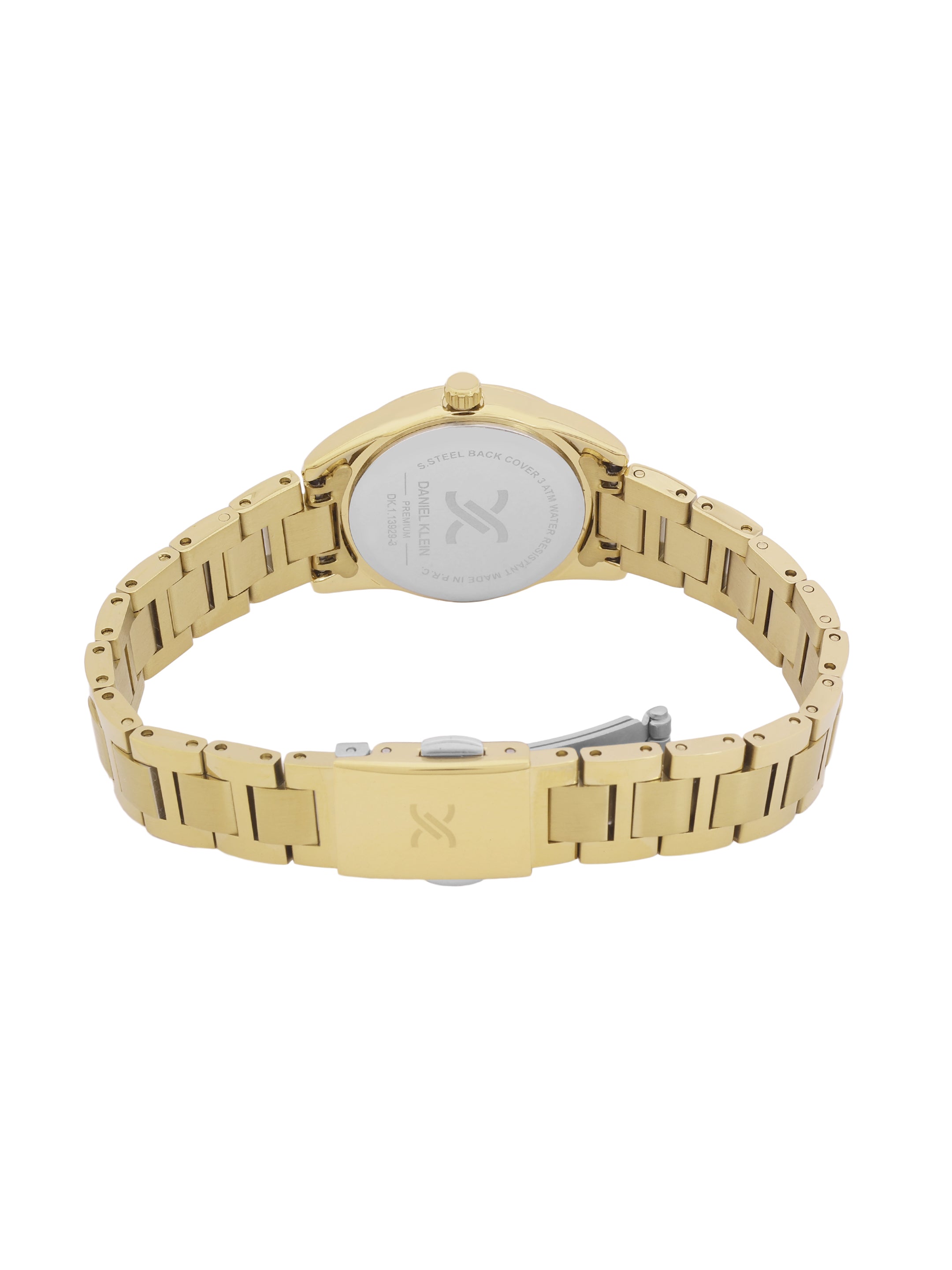 Daniel Klein Premium Lady White Mother of Pearl Gold-Tone Watch DK.1.13929-3
