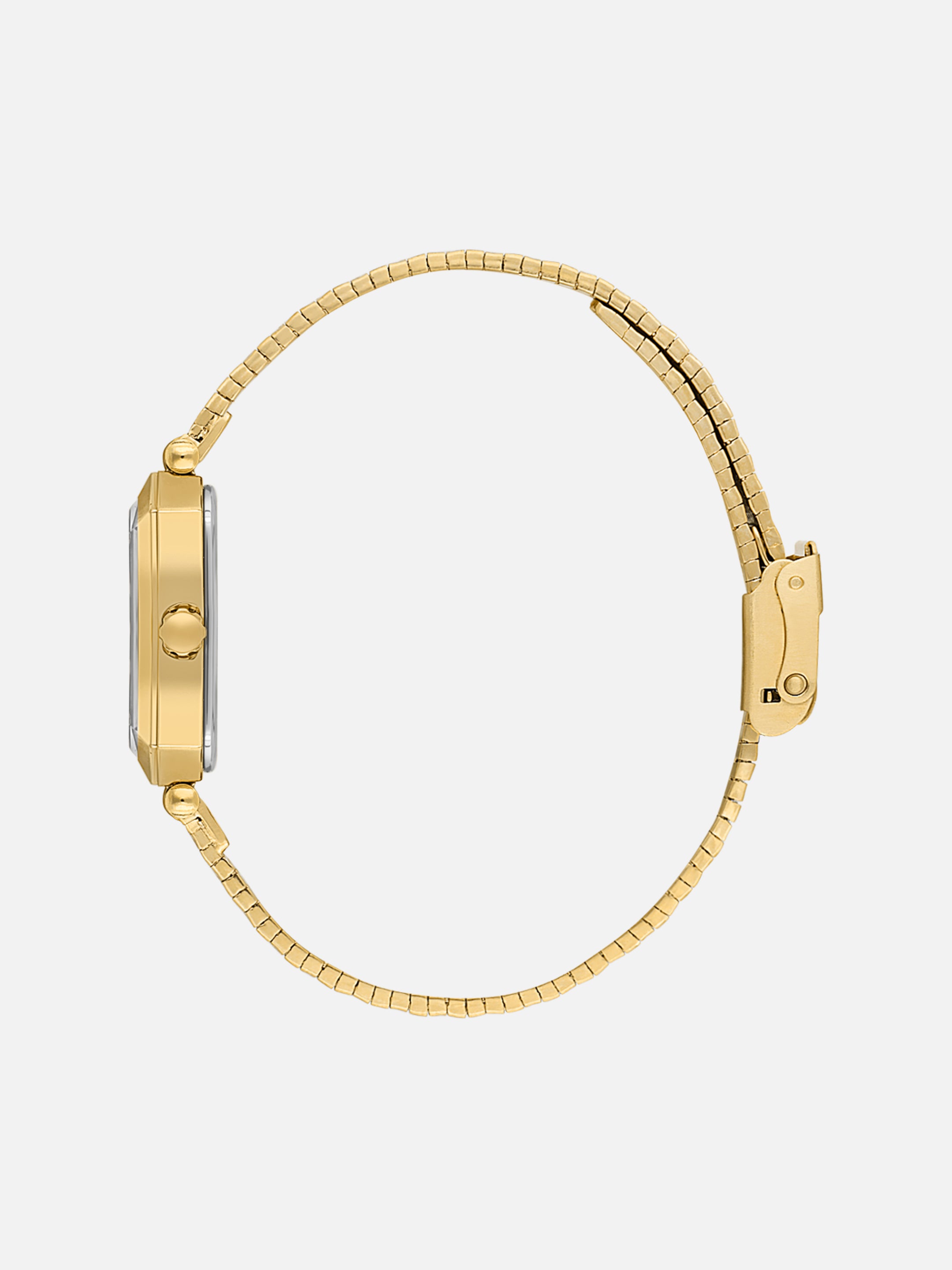 Daniel Klein Analog Black Round Dial Gold Case Gold Strap Quartz Water-Resistant Wrist Watch for Women Girls, Ladies DK.1.14178-4