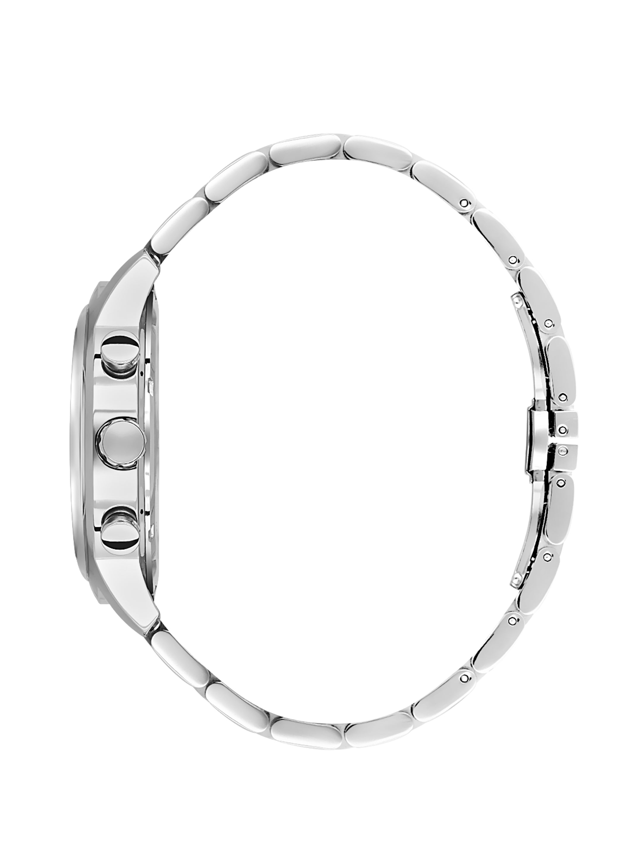 Daniel Klein Analog Dark Green Round Dial Silver Case Silver Strap Quartz Water-Resistant Wrist Watch for Men Boys DK.1.14238-3