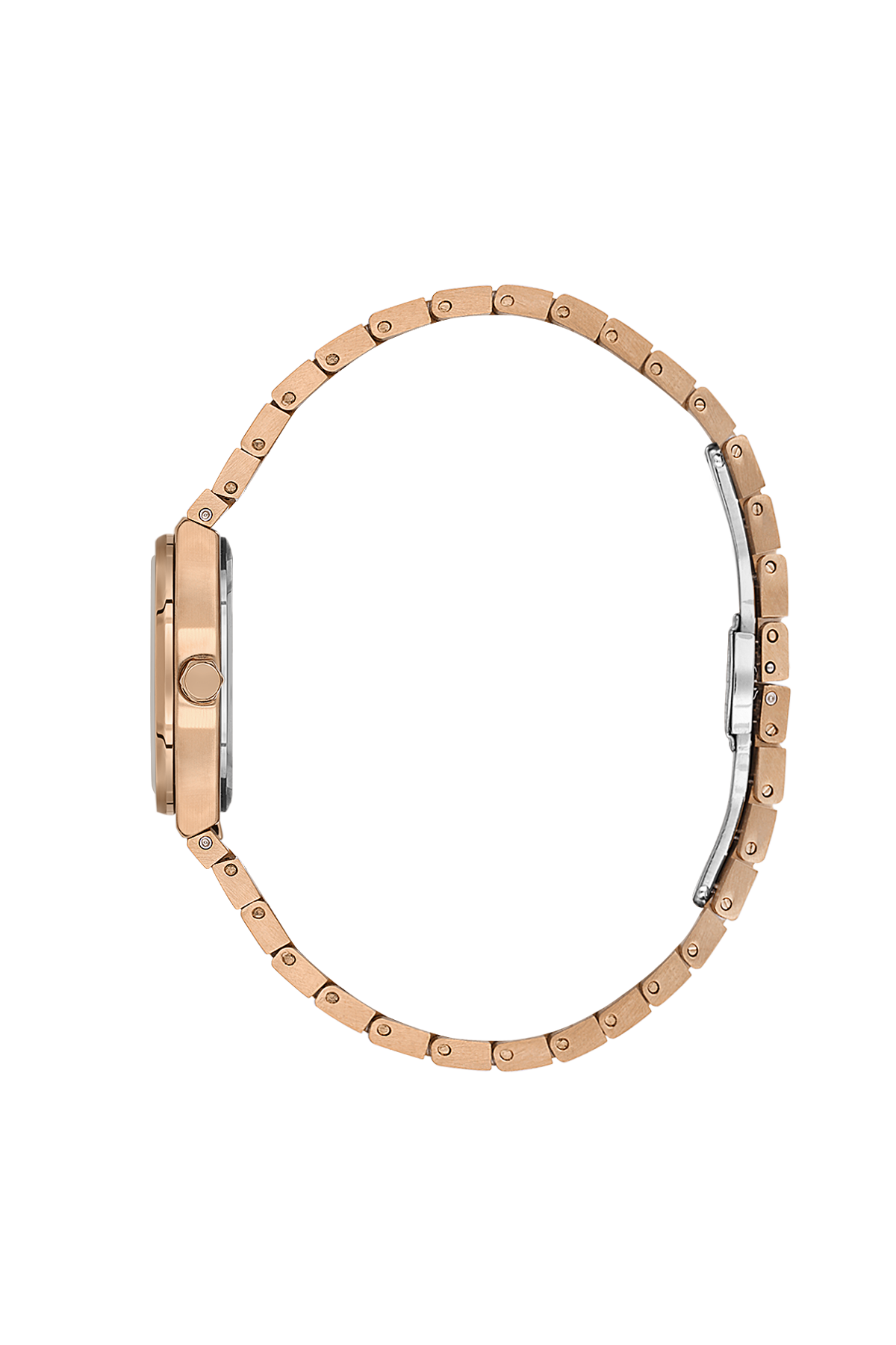 Daniel Klein Analog L.R.Gold Round Dial Pink Rose Gold Case Pink Rose Gold Strap Quartz Water-Resistant Wrist Watch for Women Girls, Ladies DK.1.14177-6