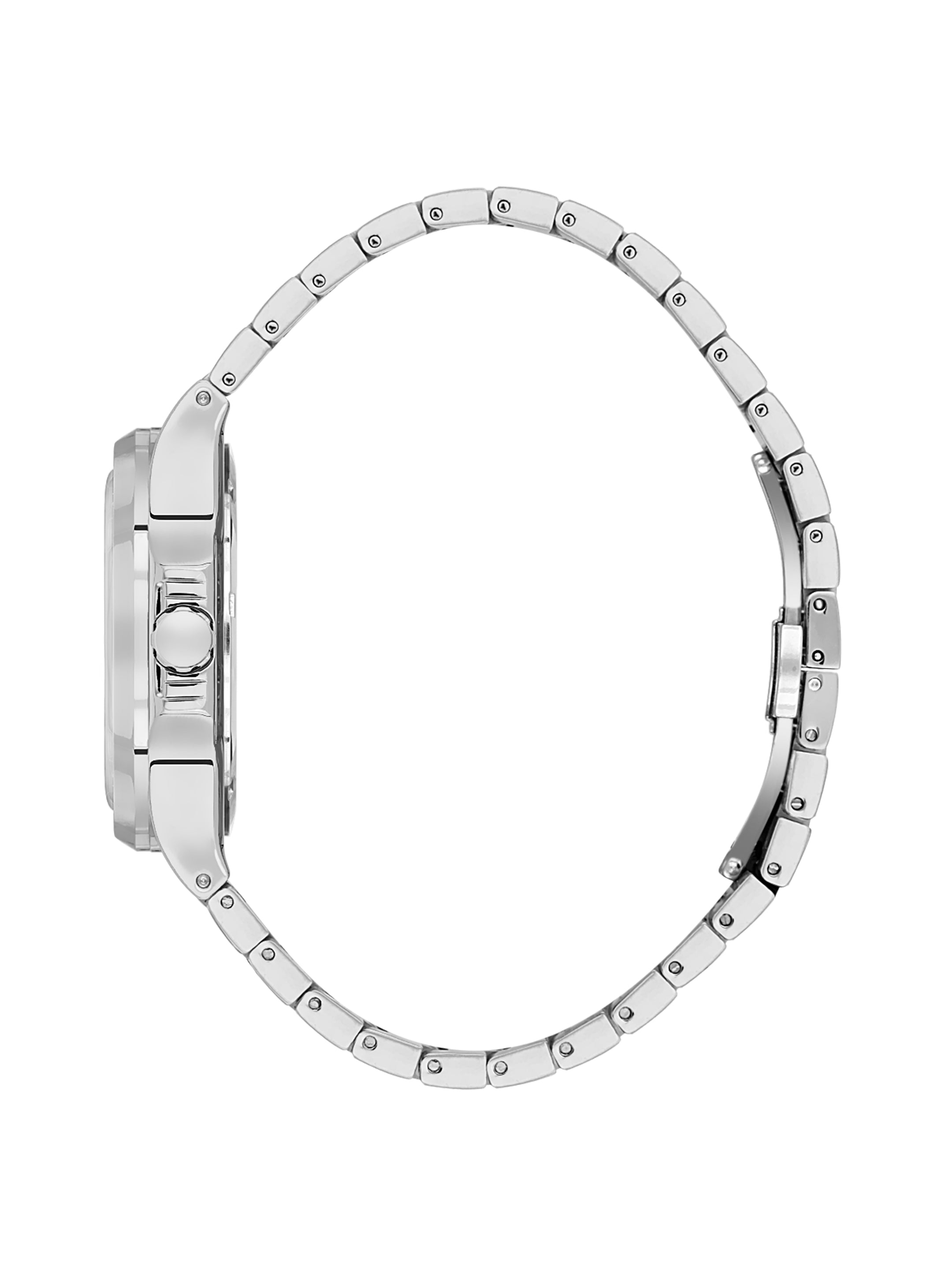 Daniel Klein Analog Dark Green Round Dial Silver Case Silver Strap Quartz Water-Resistant Wrist Watch for Men Boys DK.1.14201-4