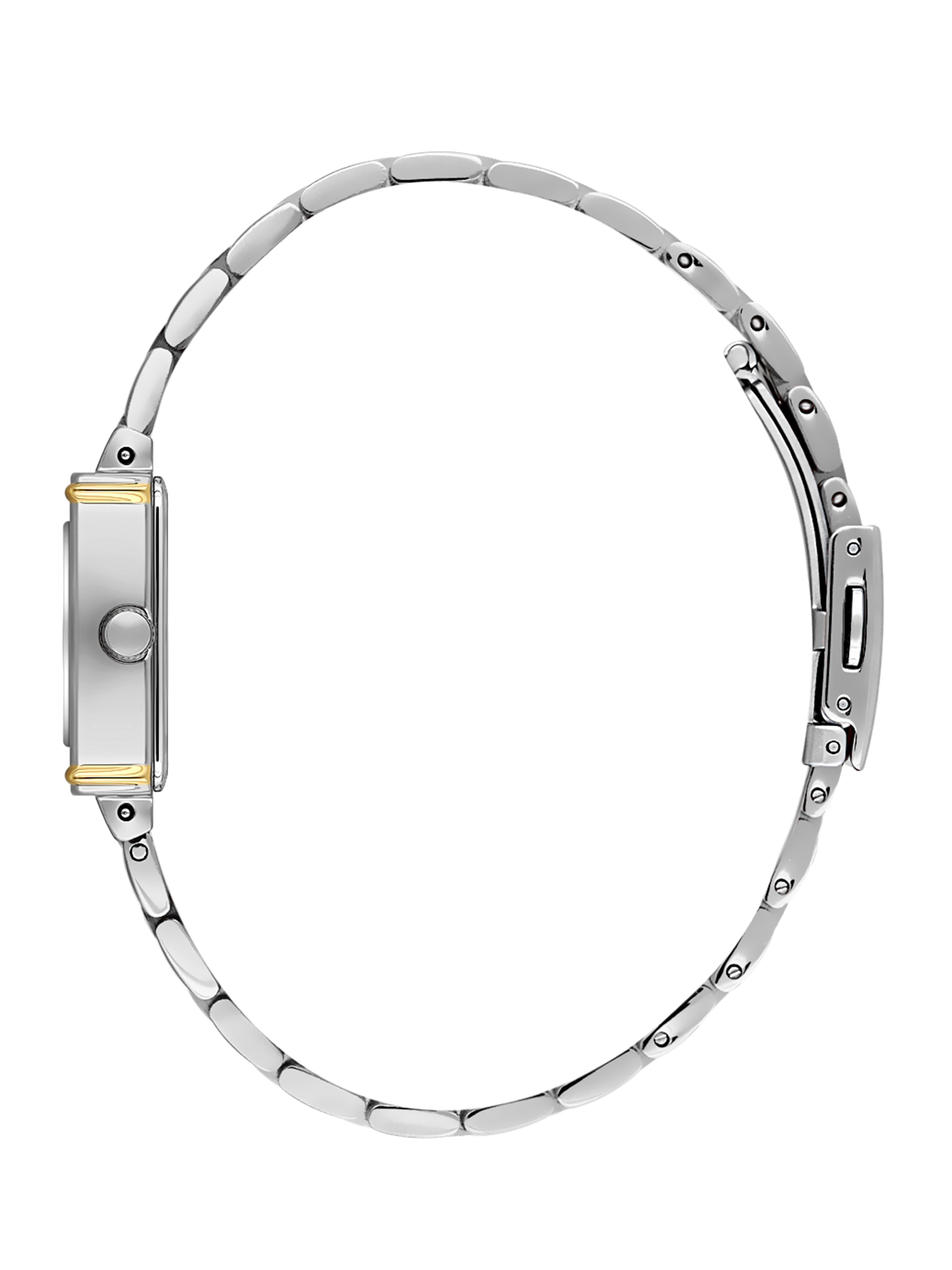 Daniel Klein Analog Dark Green Round Dial Silver and Gold Case Silver and Gold Strap Quartz Water-Resistant Wrist Watch for Women Girls, Ladies DK.1.14168-4