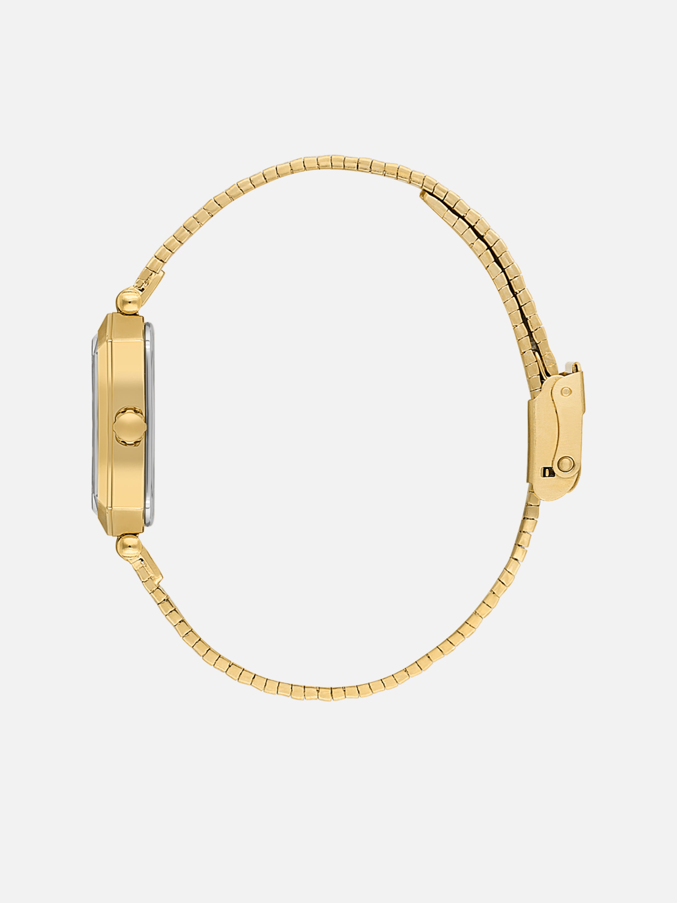 Daniel Klein Analog White Mop Round Dial Gold Case Gold Strap Quartz Water-Resistant Wrist Watch for Women Girls, Ladies DK.1.14178-2