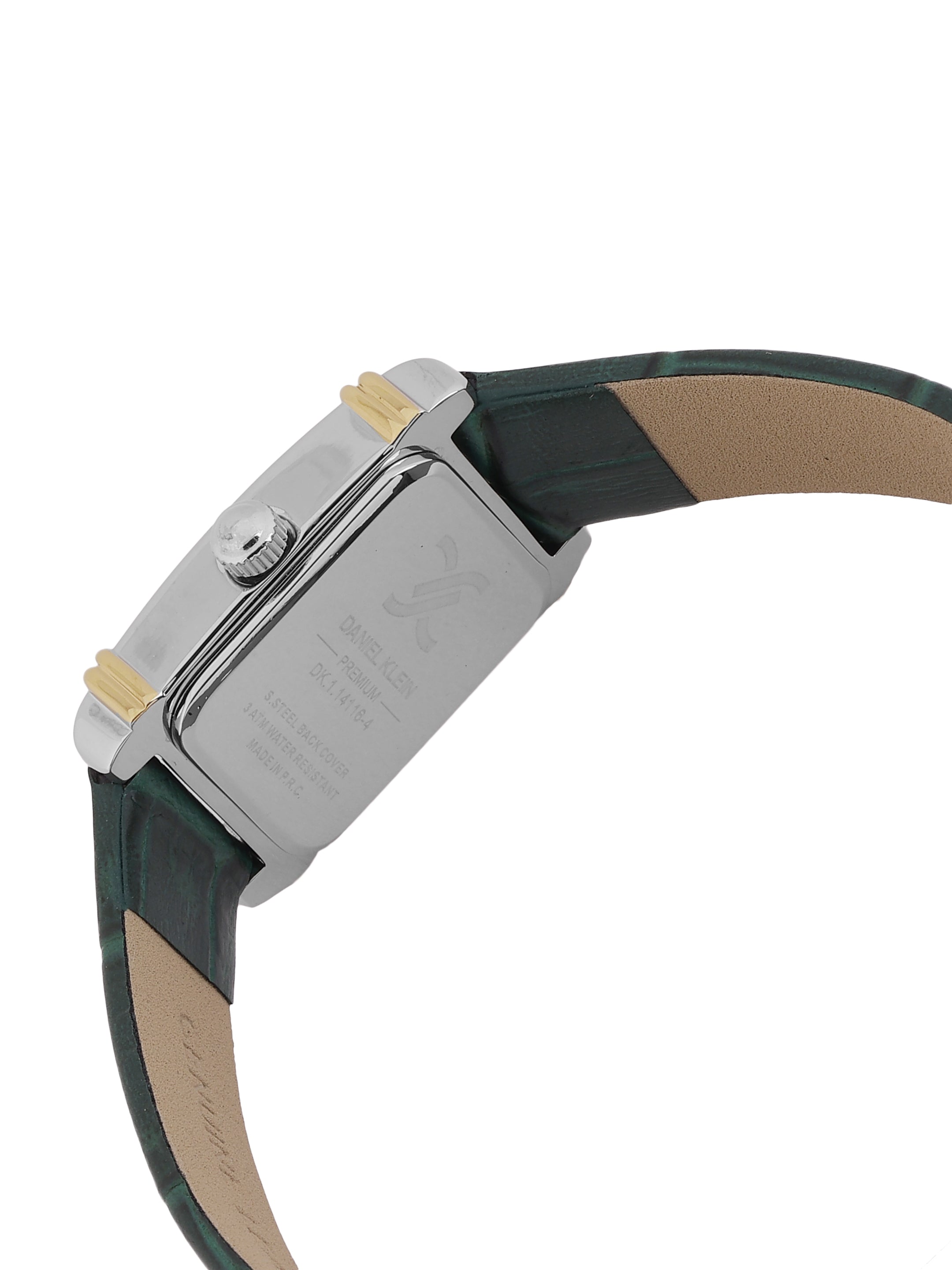 Daniel Klein Green Dial Green Strap Women’s Analog Watch DK.1.14116-4