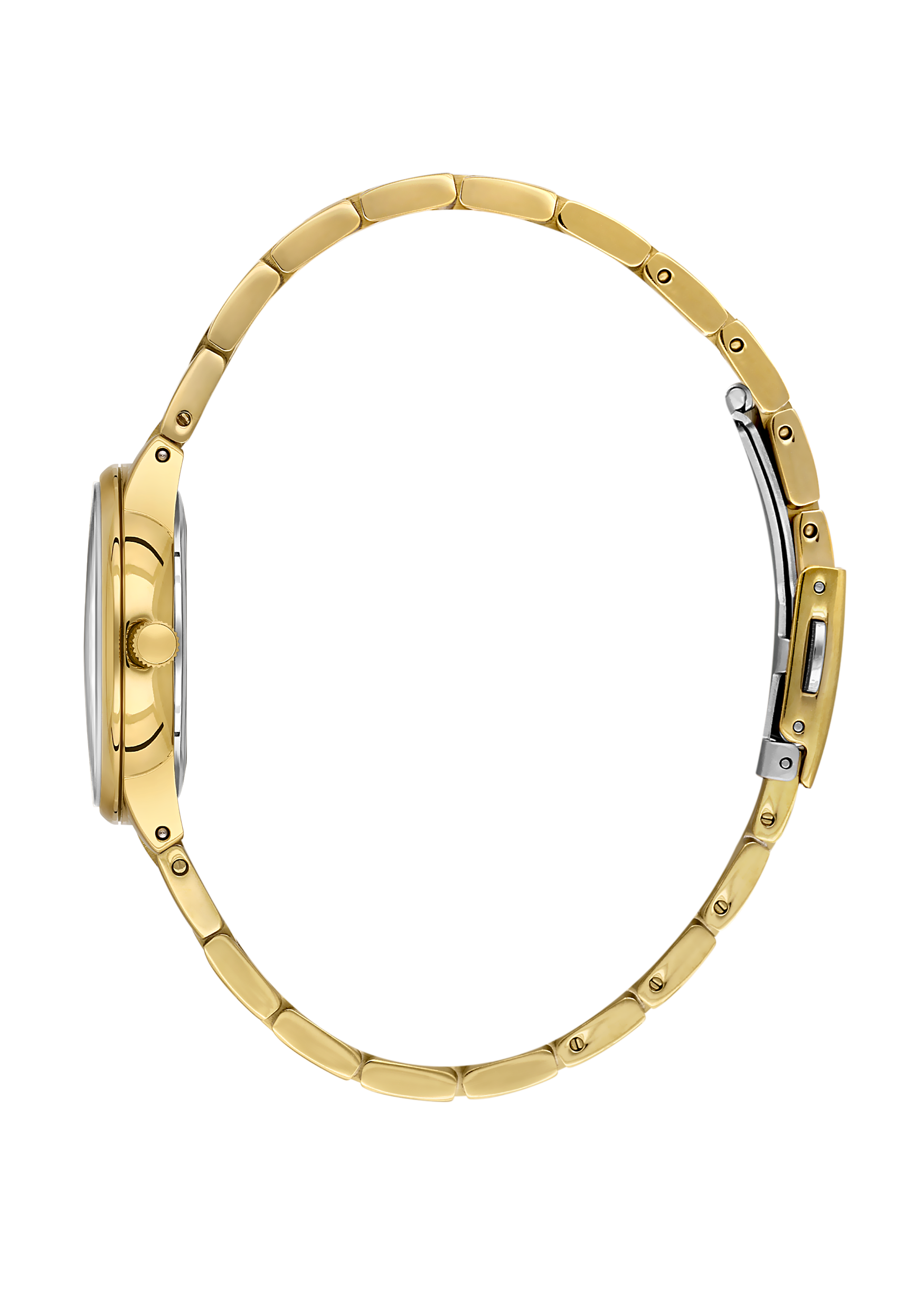 Daniel Klein Light Champagne Dial Gold Women’s Analog Watch DK.1.14136-2