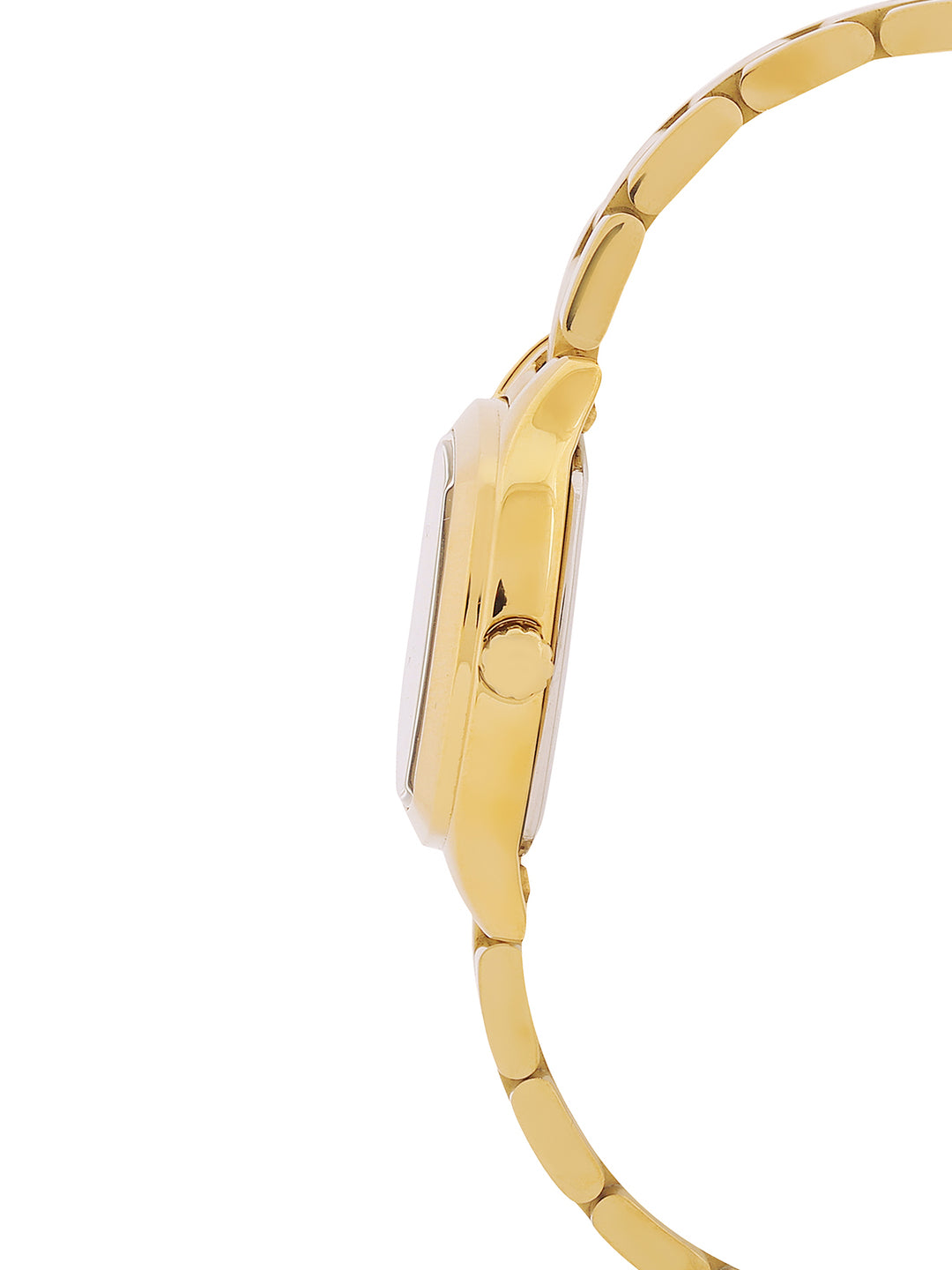Daniel klein Premium Lady Gold IPG Case & Strap Silver Sunray Dial Watch DK.1.13912-4