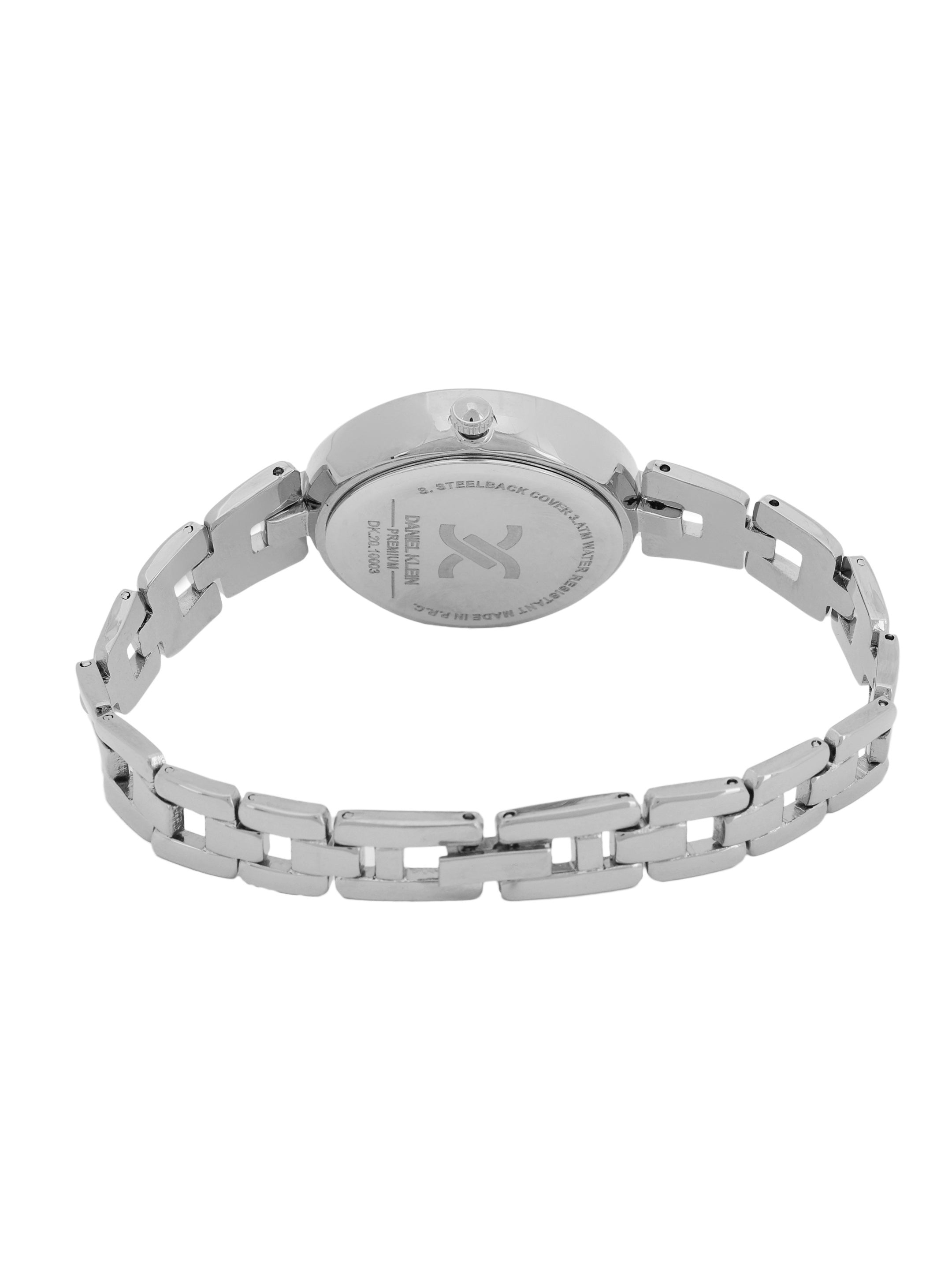 "Daniel Klein Women’s Silver Bracelet Watch – Tiffany Blue Dial, Elegant Premium Design "