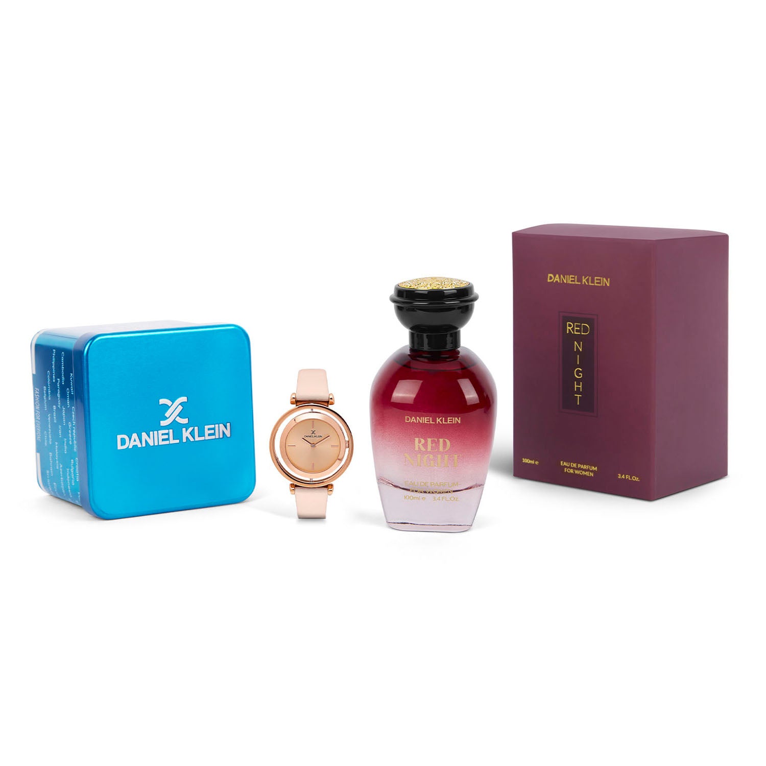 Daniel Klein Watch & Fragrance Feminine Charm Combo - DKC002-2