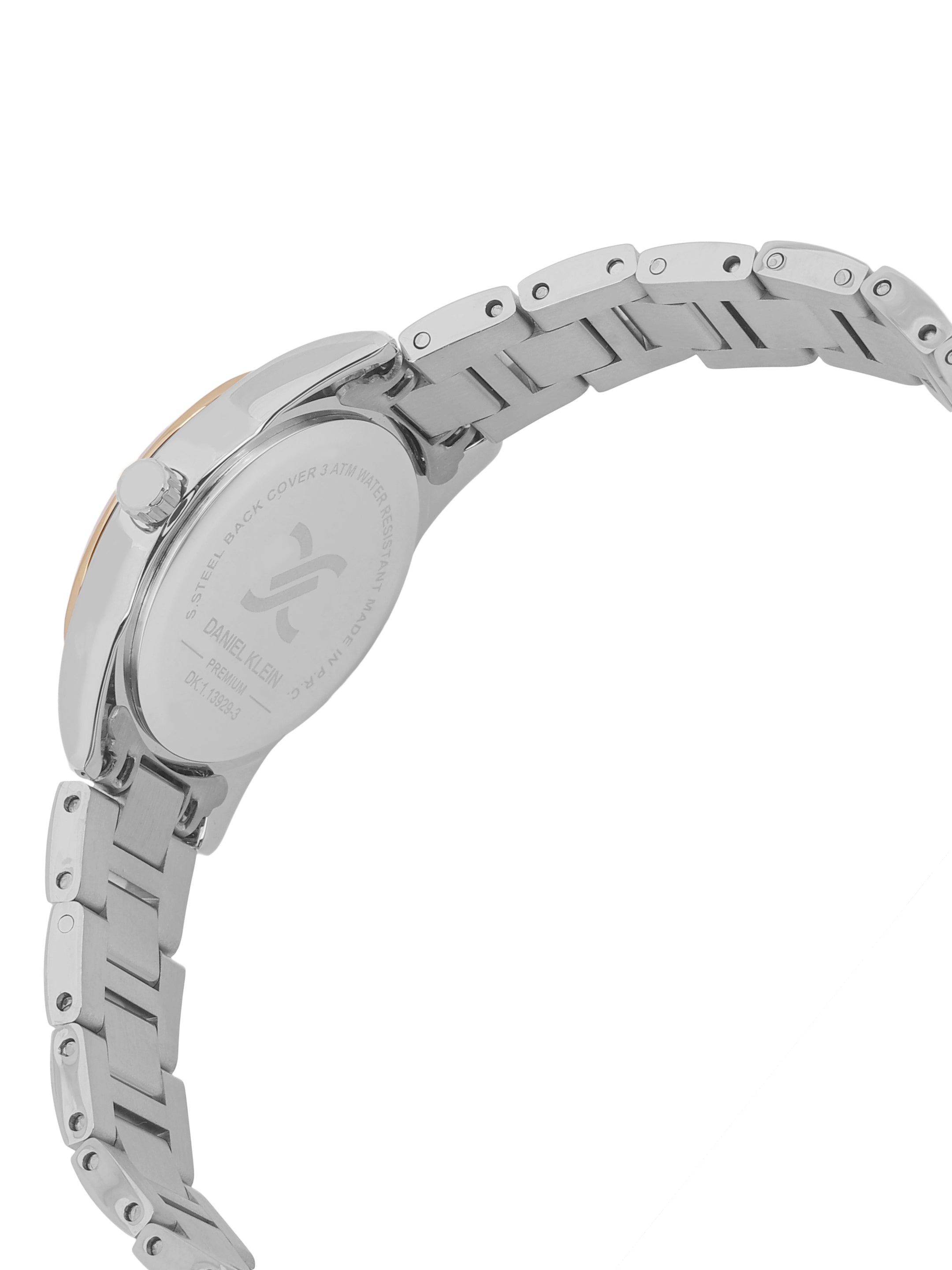 Daniel klein Premium Lady White Mother of Pearl Rose Gold-Silver Watch DK.1.13929-6