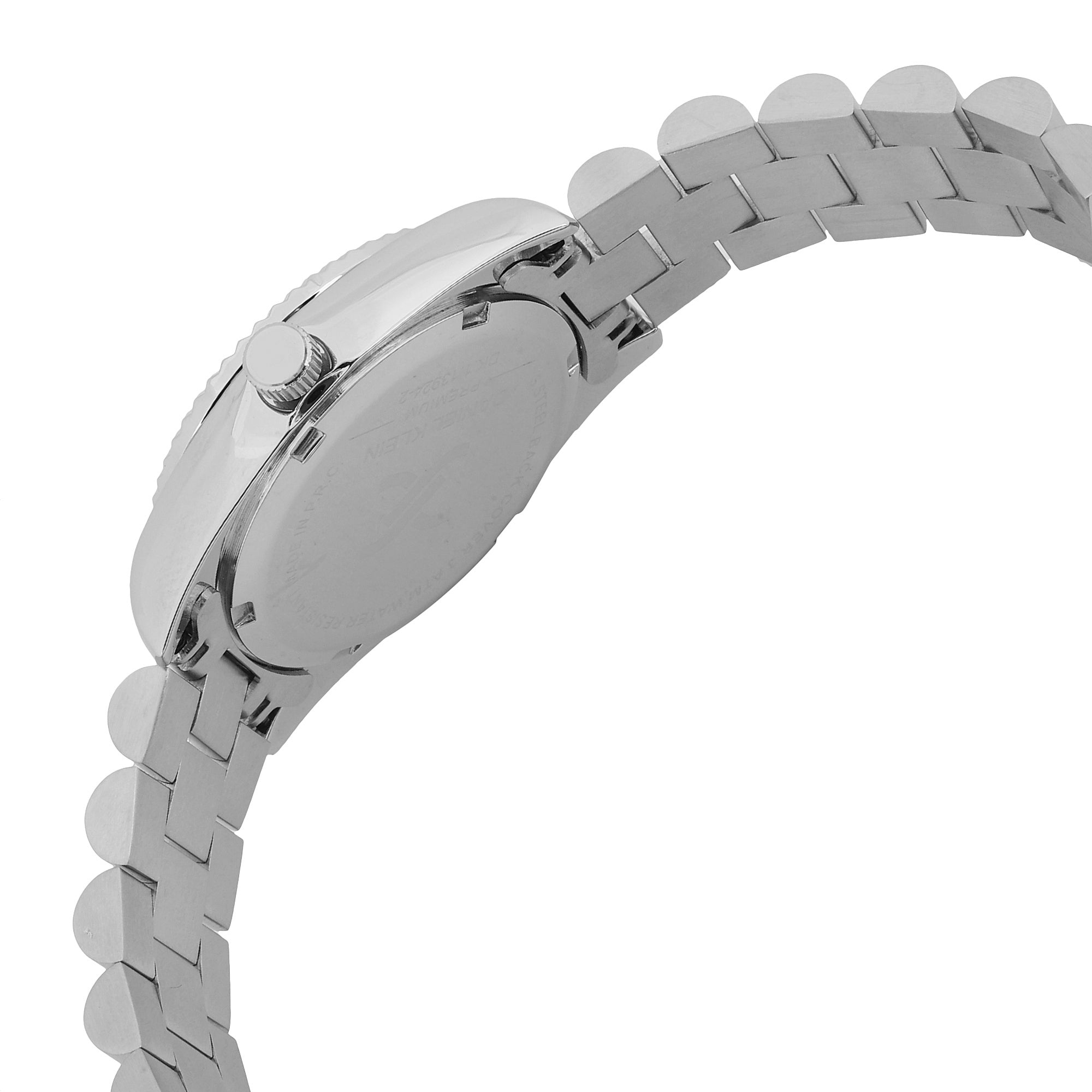 Daniel klein Premium Lady IPS Gunmetal Sunray Dial Stone Stainless Steel Watch DK.1.13924-2