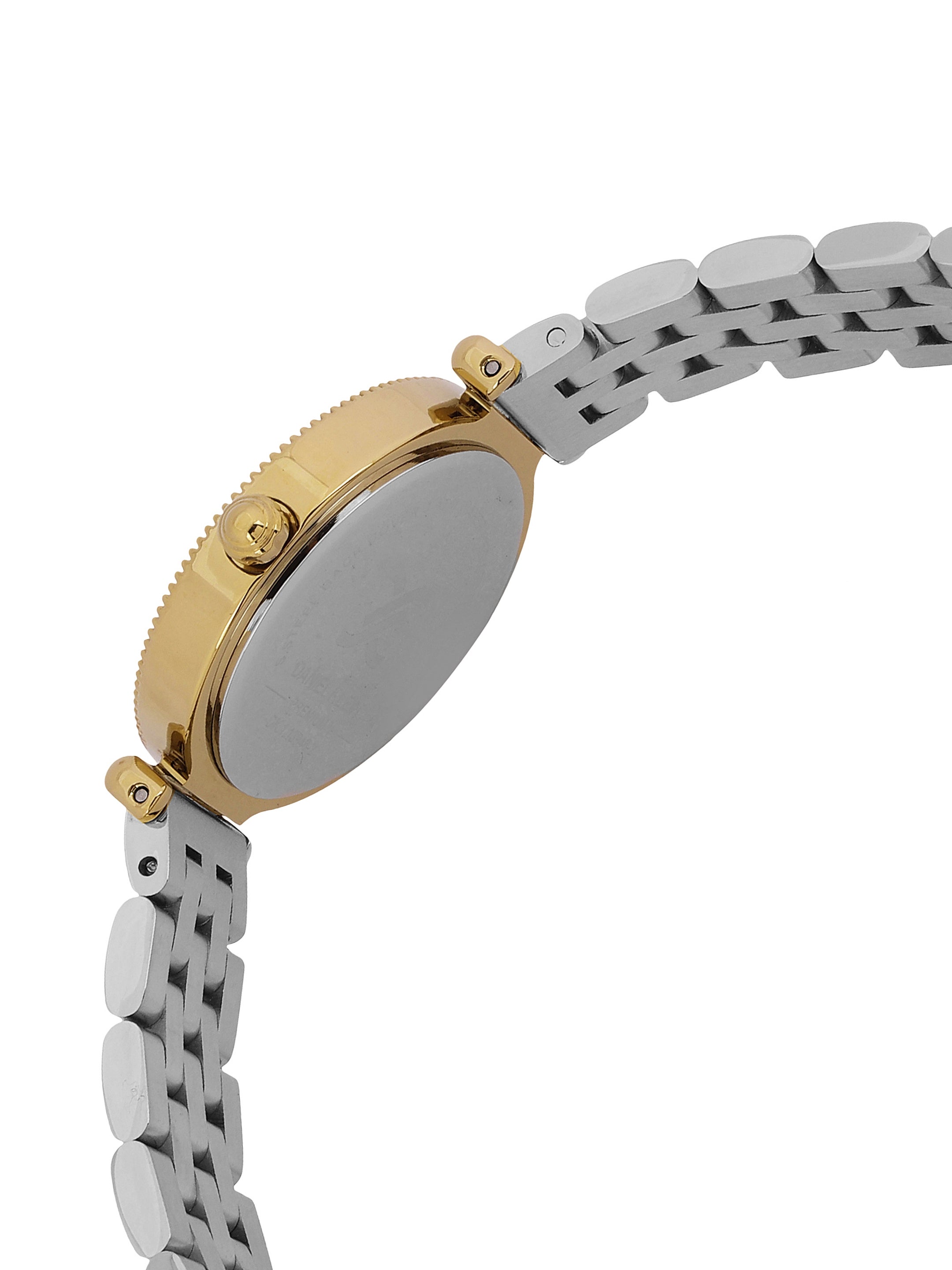 Daniel klein IPG Silver Sunray Dial Stone Watch for Women DK.1.13948-3