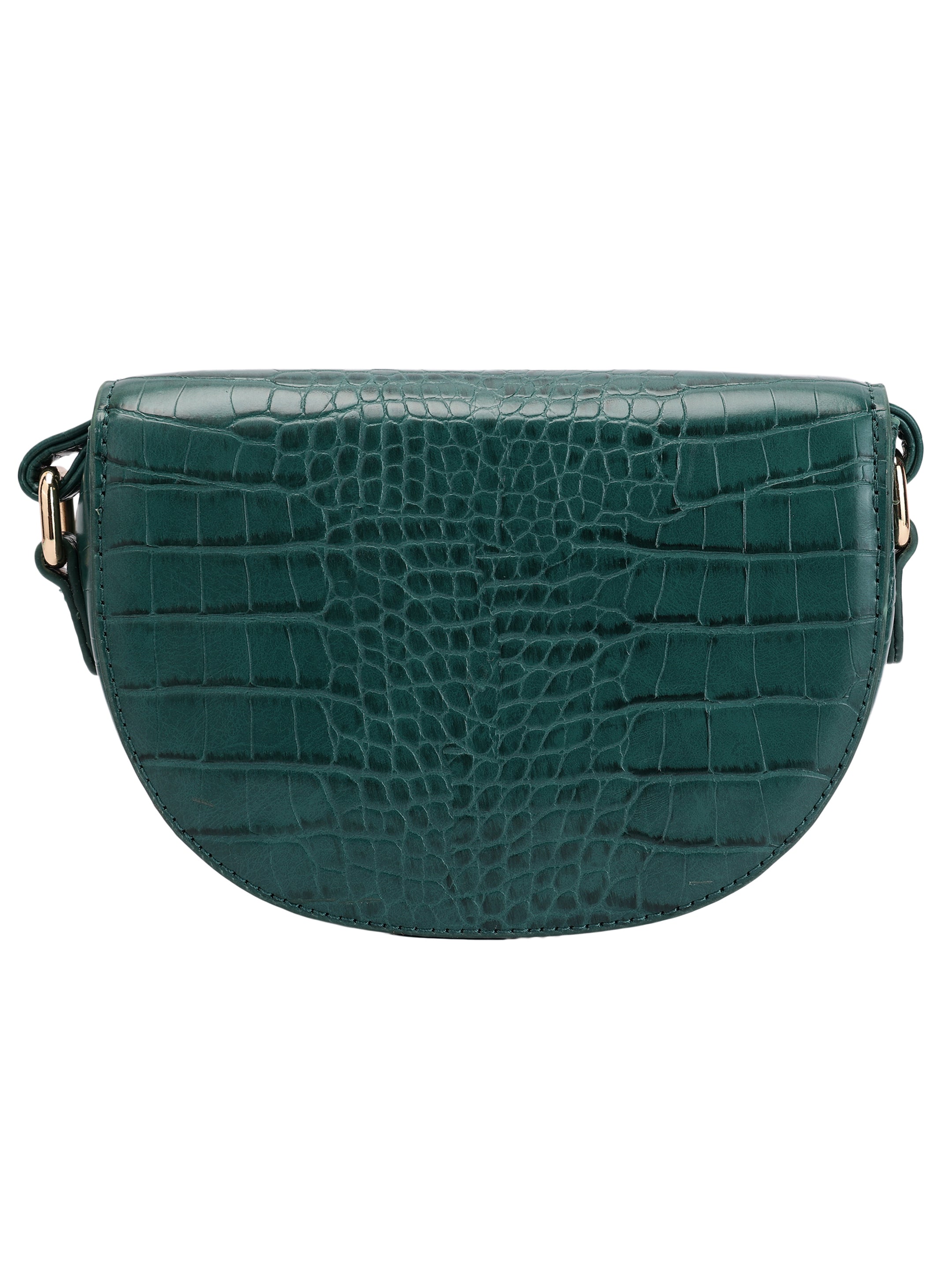 Daniel Klein Exclusive Snake Skin Pattern Women Cross-Body Sling - Green