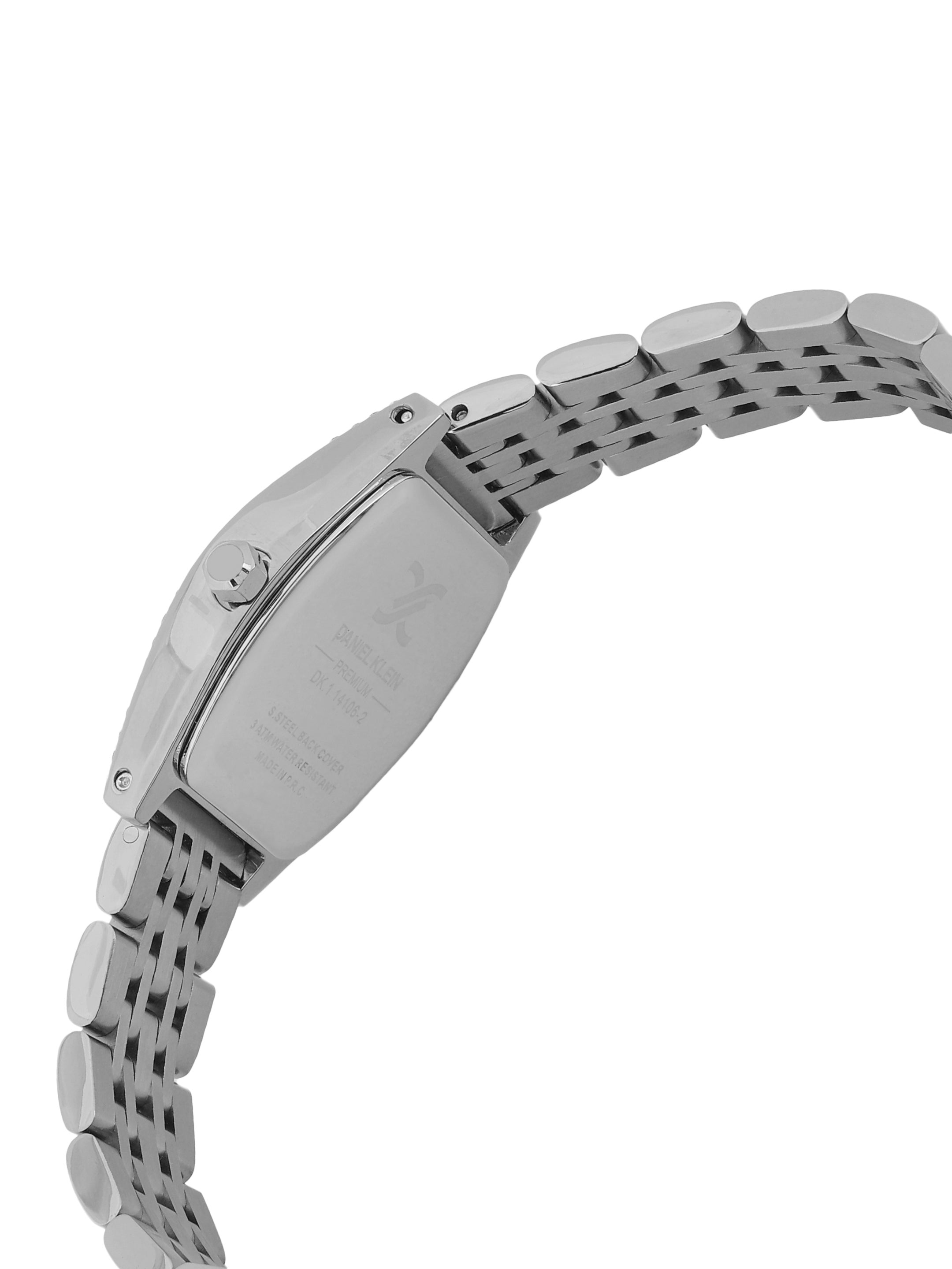 Daniel Klein Silver Dial Silver Strap Women’s Analog Watch DK.1.14106-1