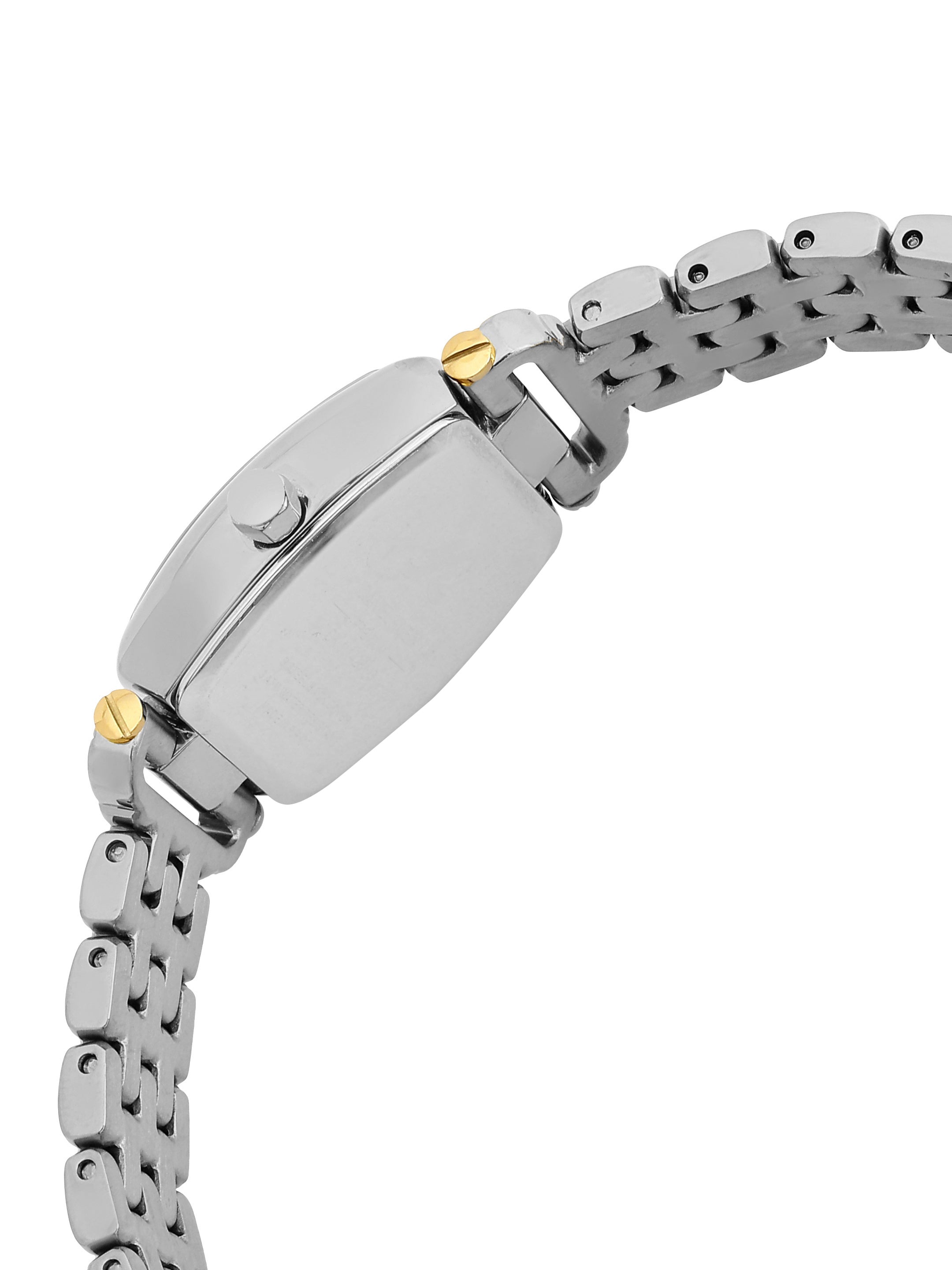 Daniel Klein Analog Silver Round Dial Silver and Gold Case Silver and Gold Strap Quartz Water-Resistant Wrist Watch for Women Girls, Ladies DK.1.14281-4